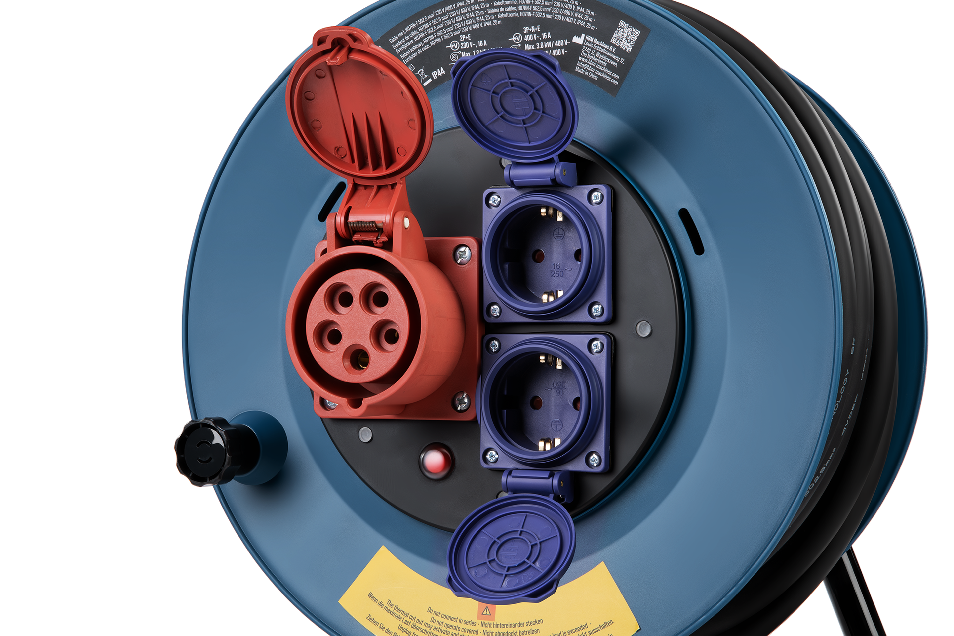 HBM Kabeltrommel, H07RN-F 5G2.5, 230V/400V, IP44, 25m Image 5