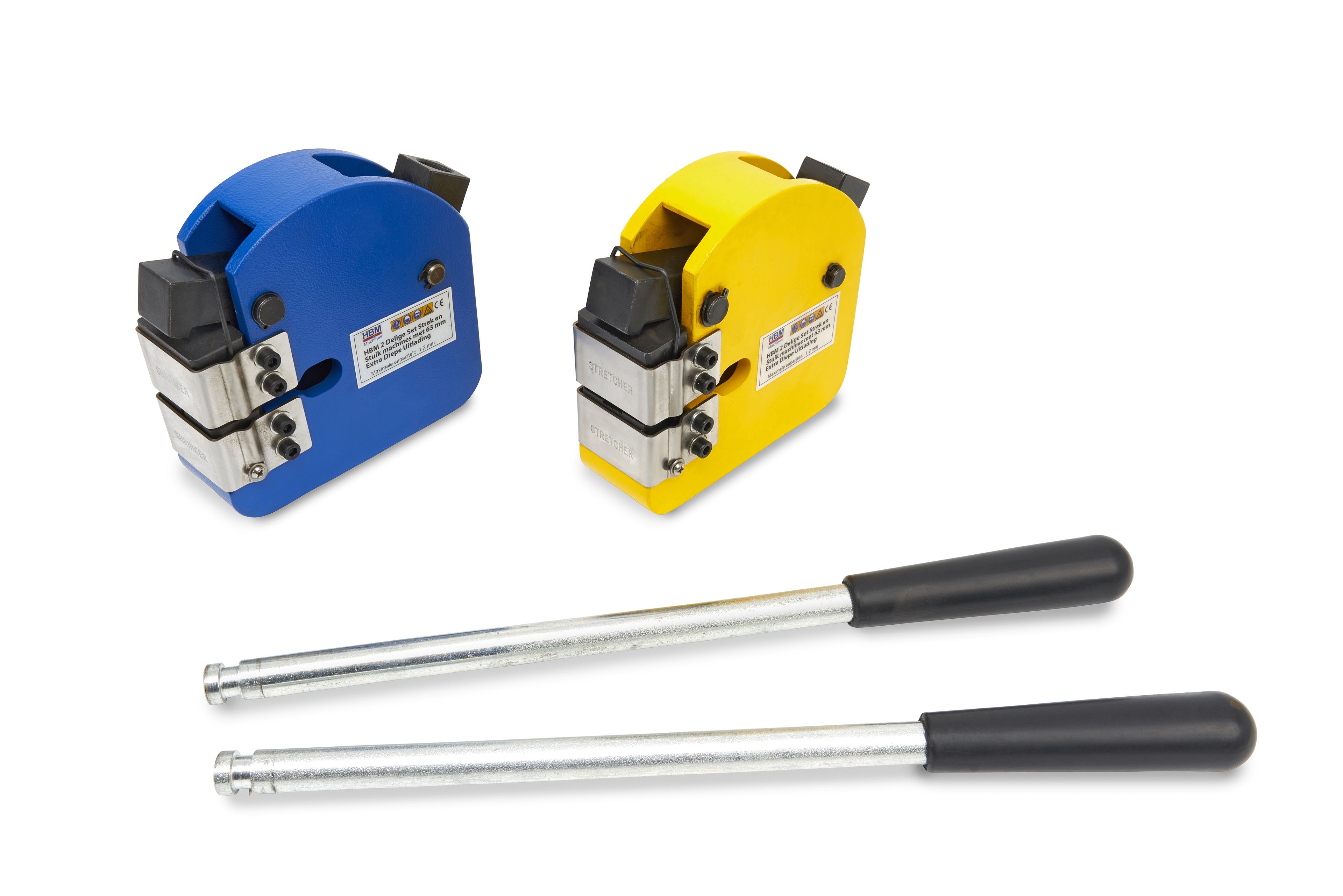 HBM 2er Set Streck- und Stauchmaschinen mit 63 mm extra tiefer Entladung Image 2