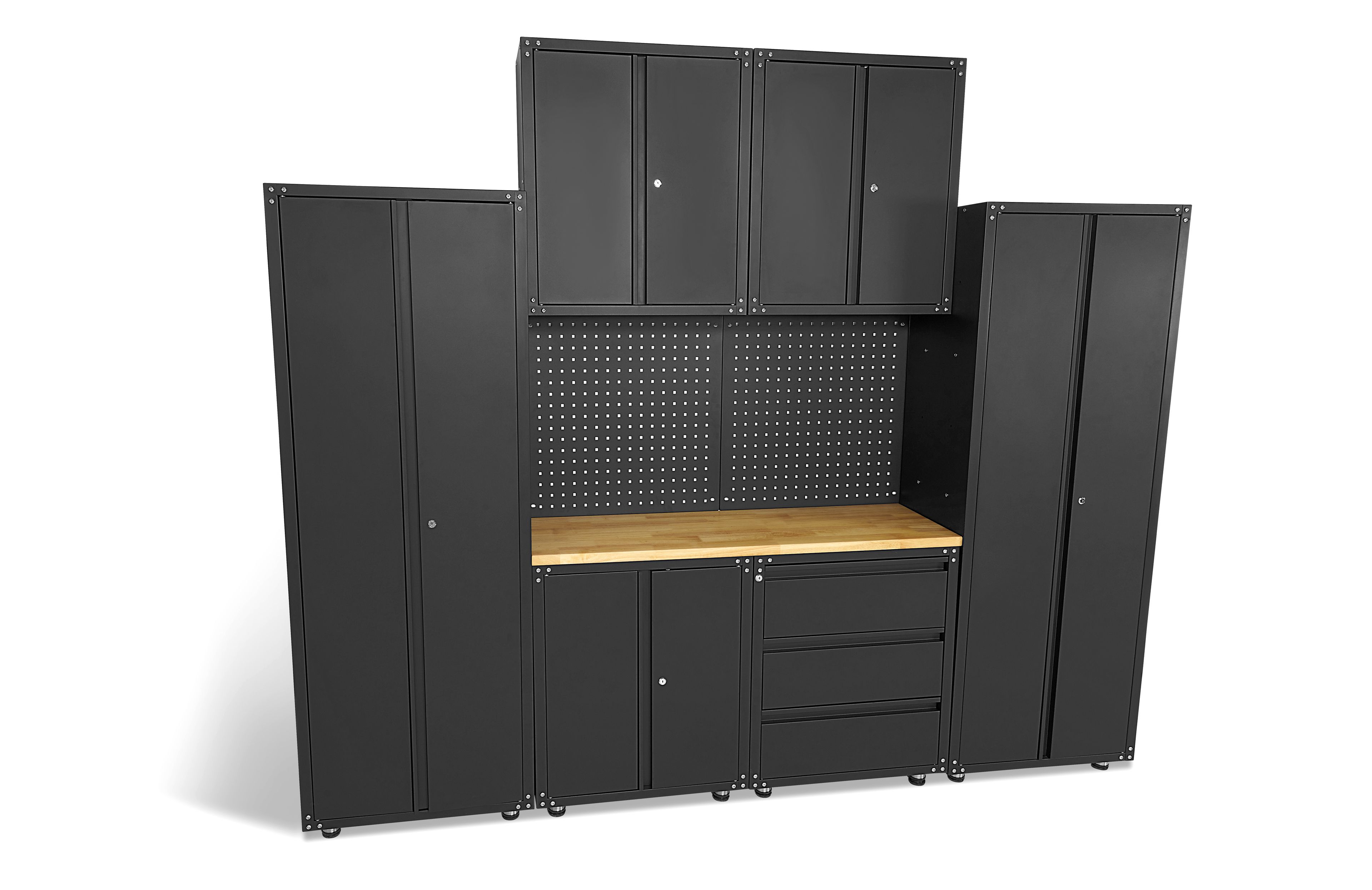 HBM Sistema di officina premium, 9 pezzi, nero opaco, modello 2 Image 3