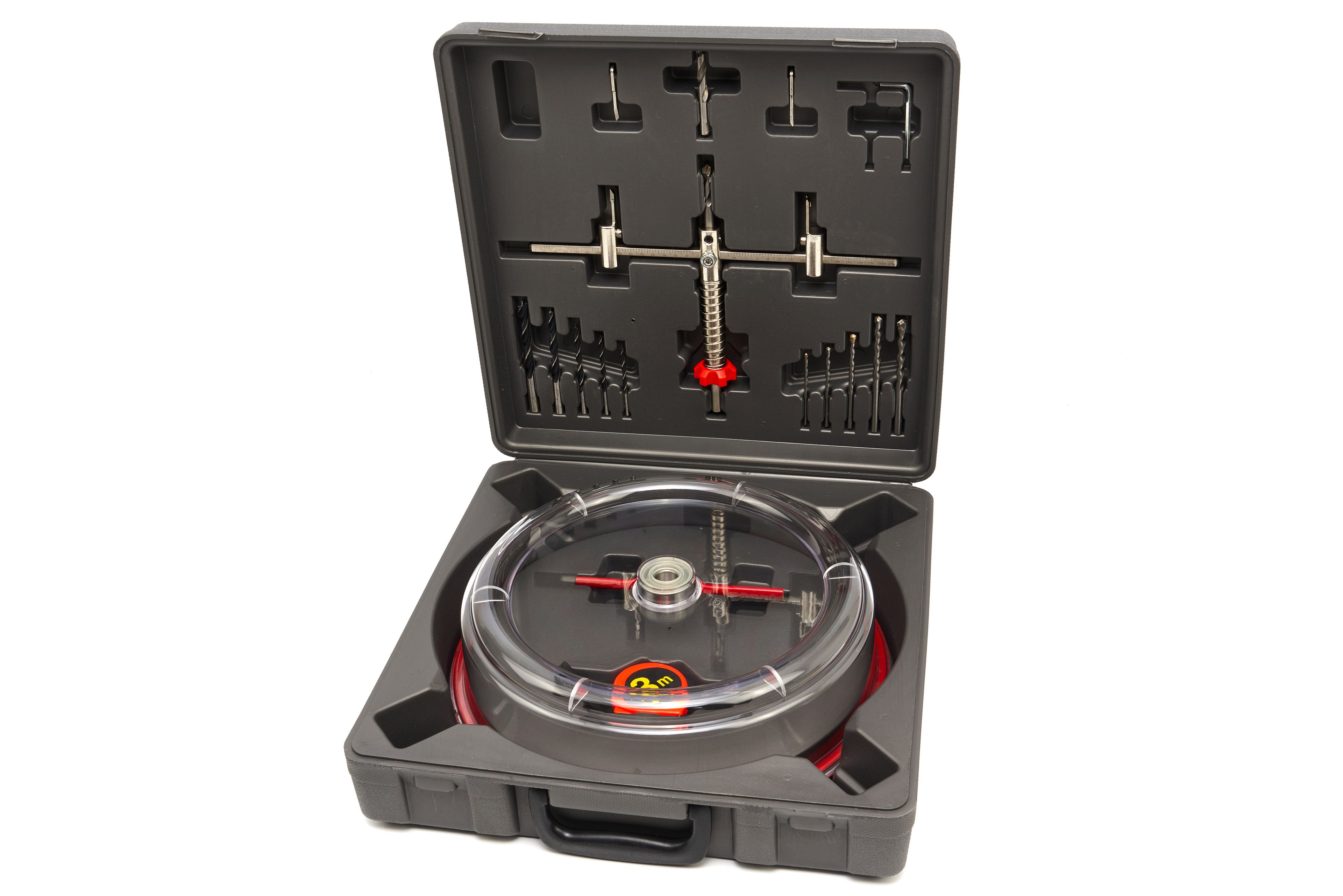 Seghettatrice universale HBM 18 pezzi HSS regolabile da 40 a 300 mm. Con cappuccio antipolvere. Image 5