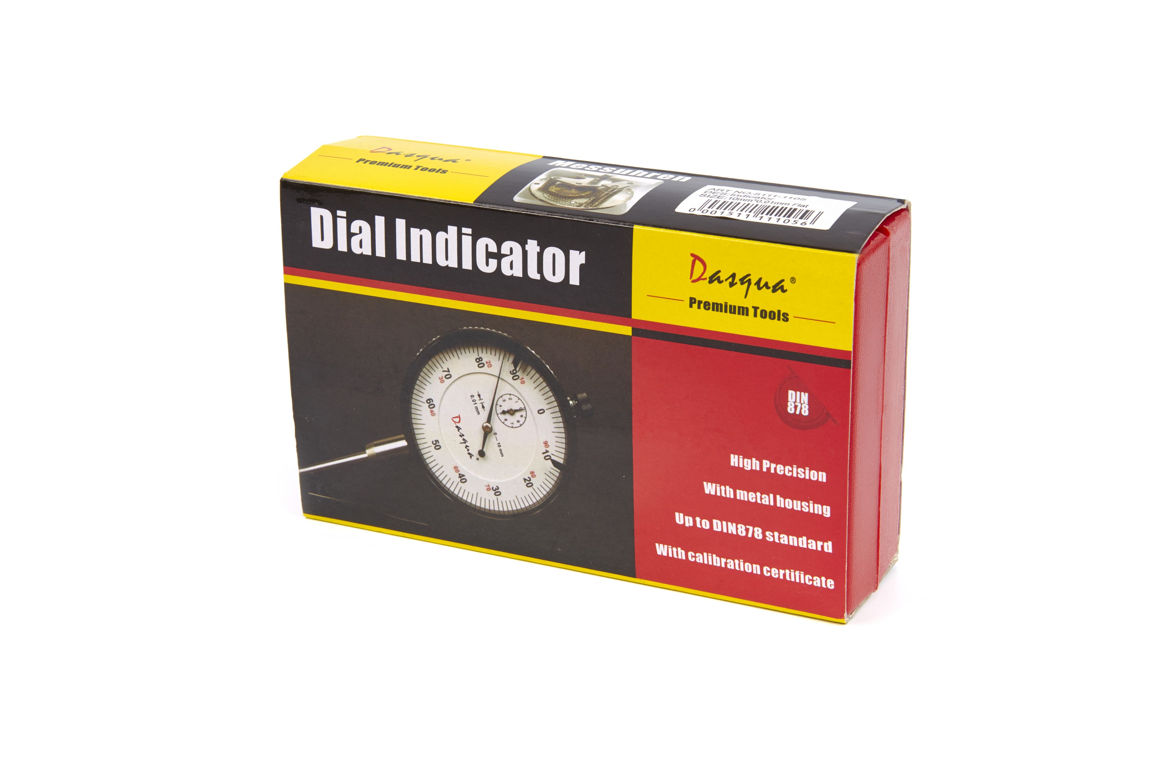 Dasqua Professionele 0,01 mm Slag 10 mm Meetklok Image 6