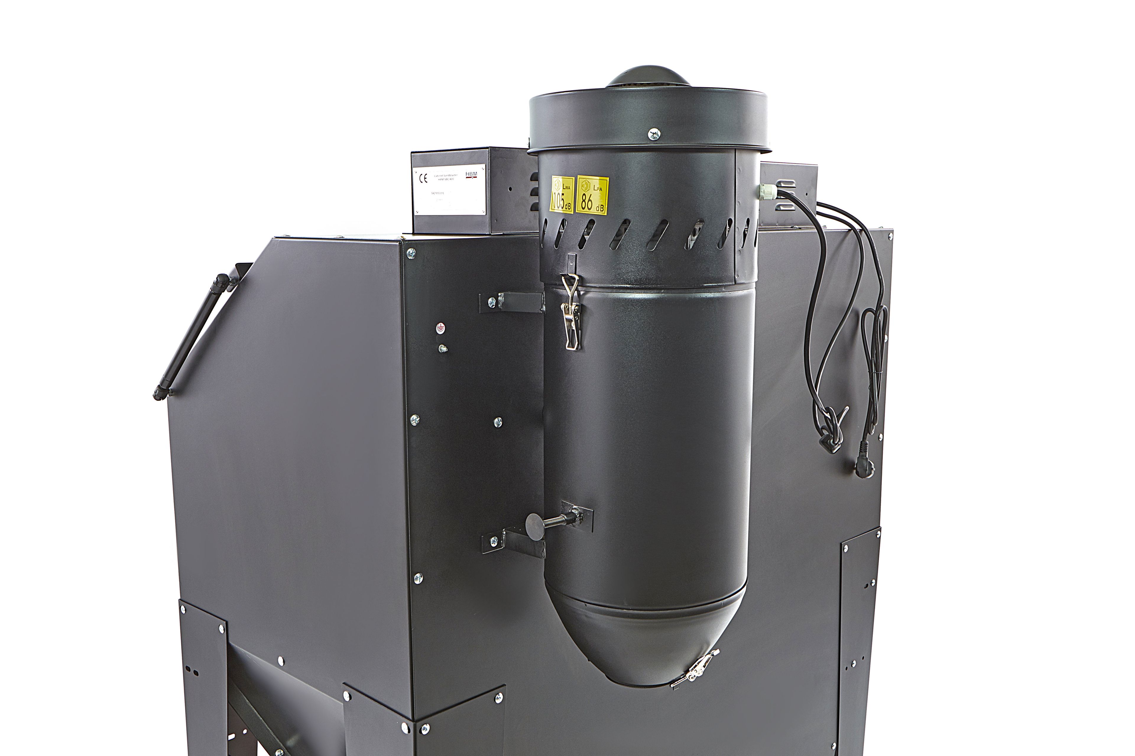 HBM cabine de sablage avec aspiration SBC 420/500 noir Image 13