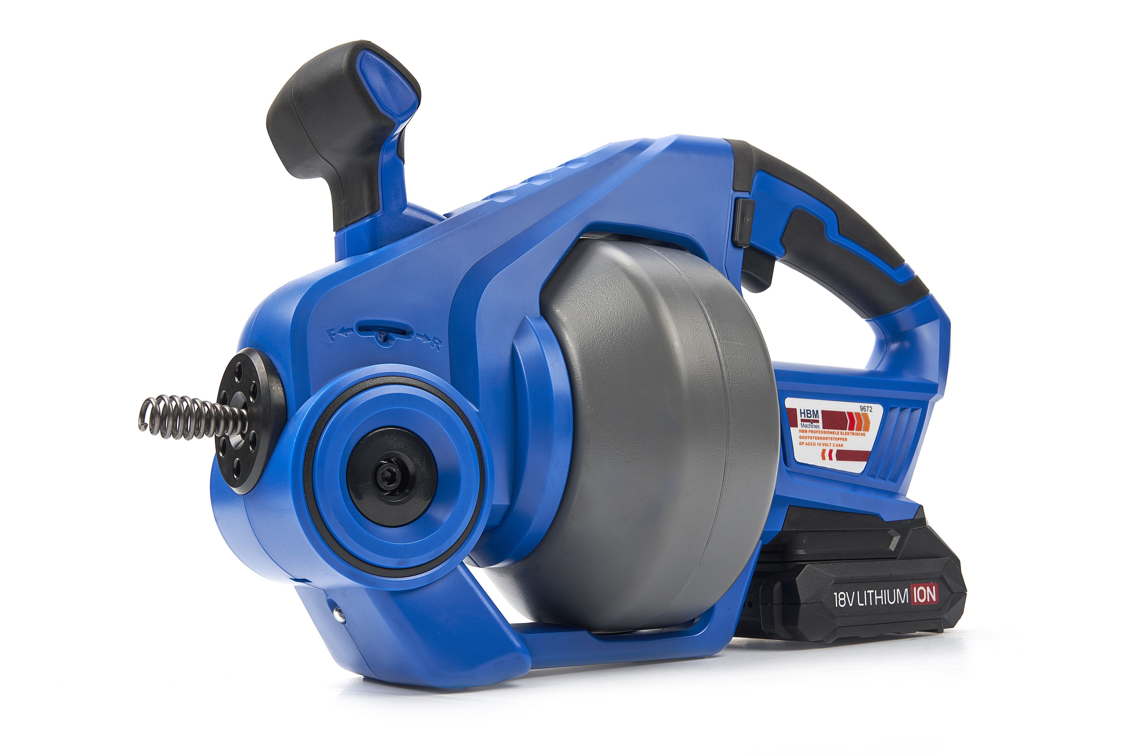 HBM Professionele Elektrische Gootsteenontstopper Op Accu 18 Volt 2,0AH Image 9