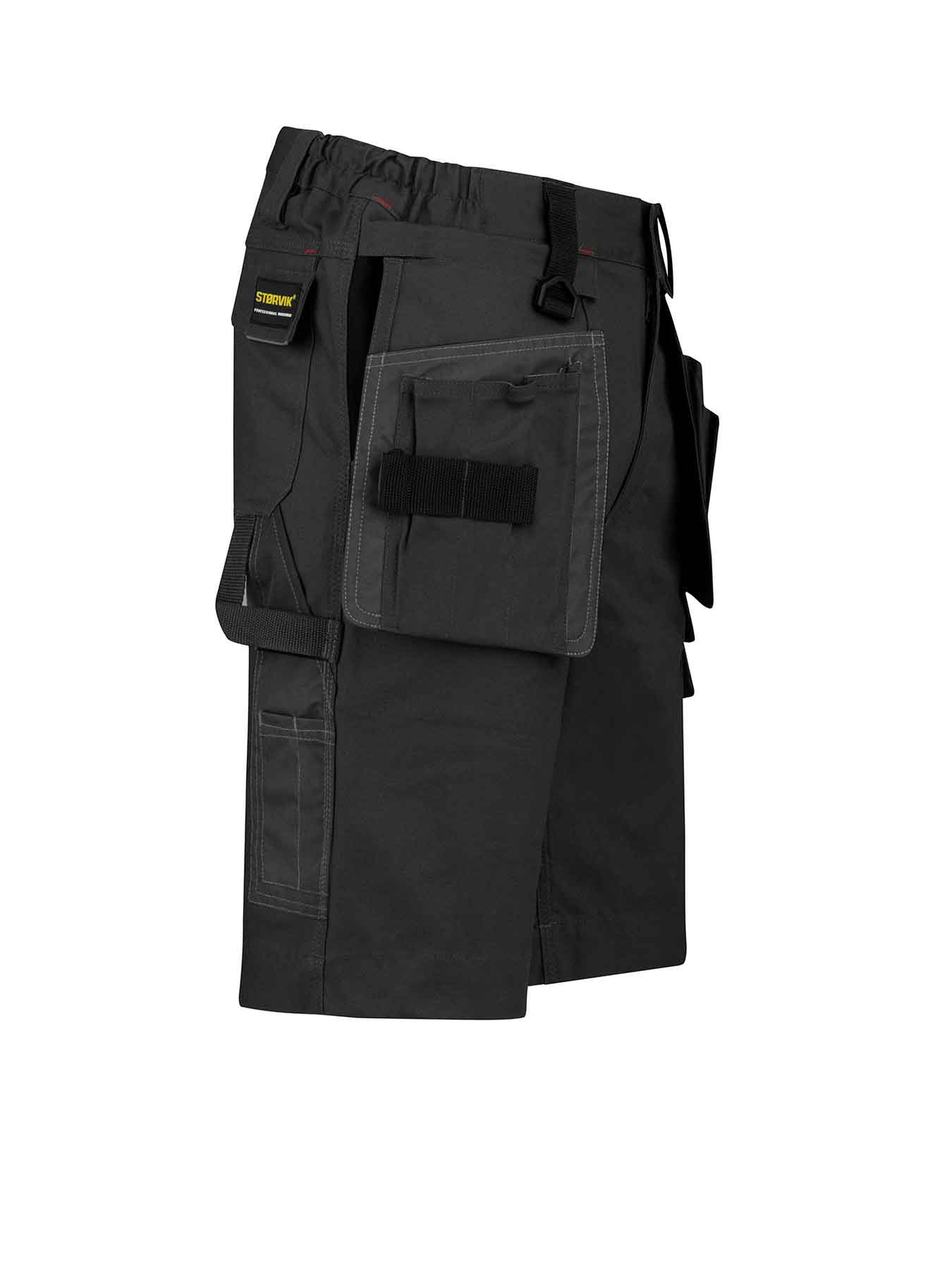 Kurze Stretch-Arbeitshose Storvik Thijs Schwarz L Image 3