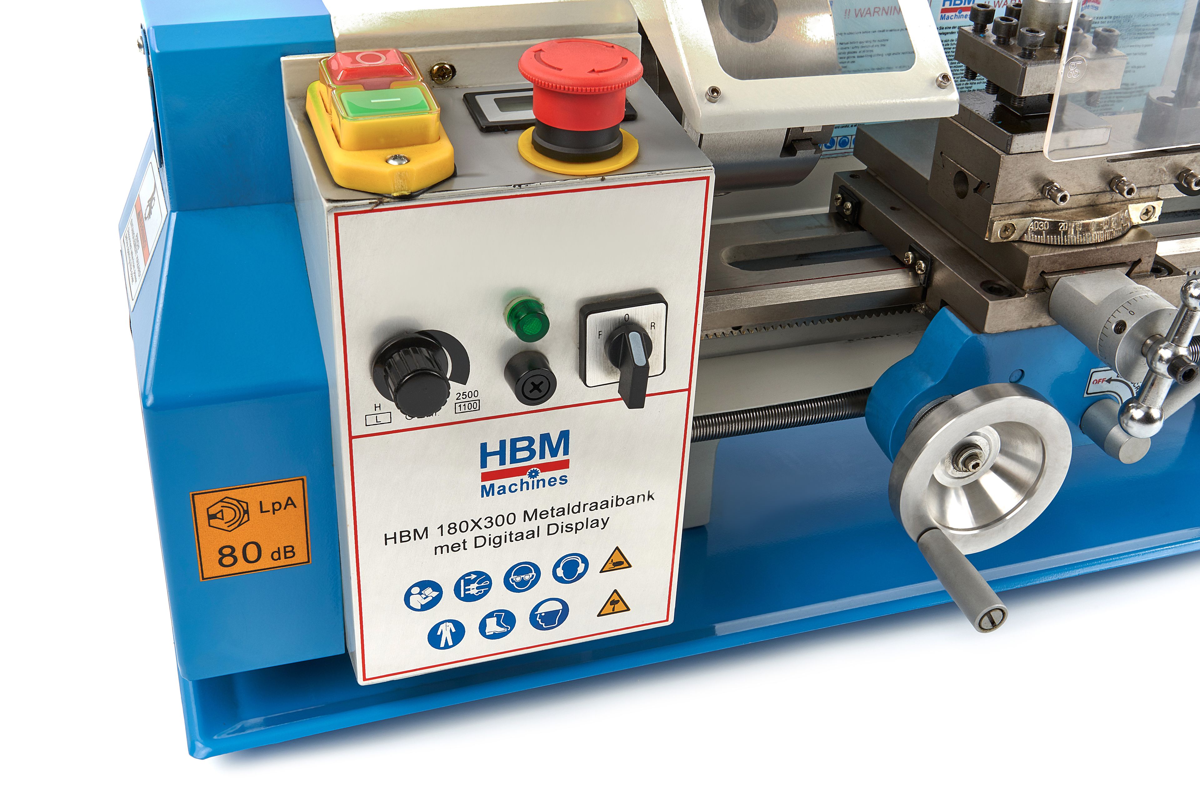 HBM mini tornio per metallo 180 x 300 Image 6