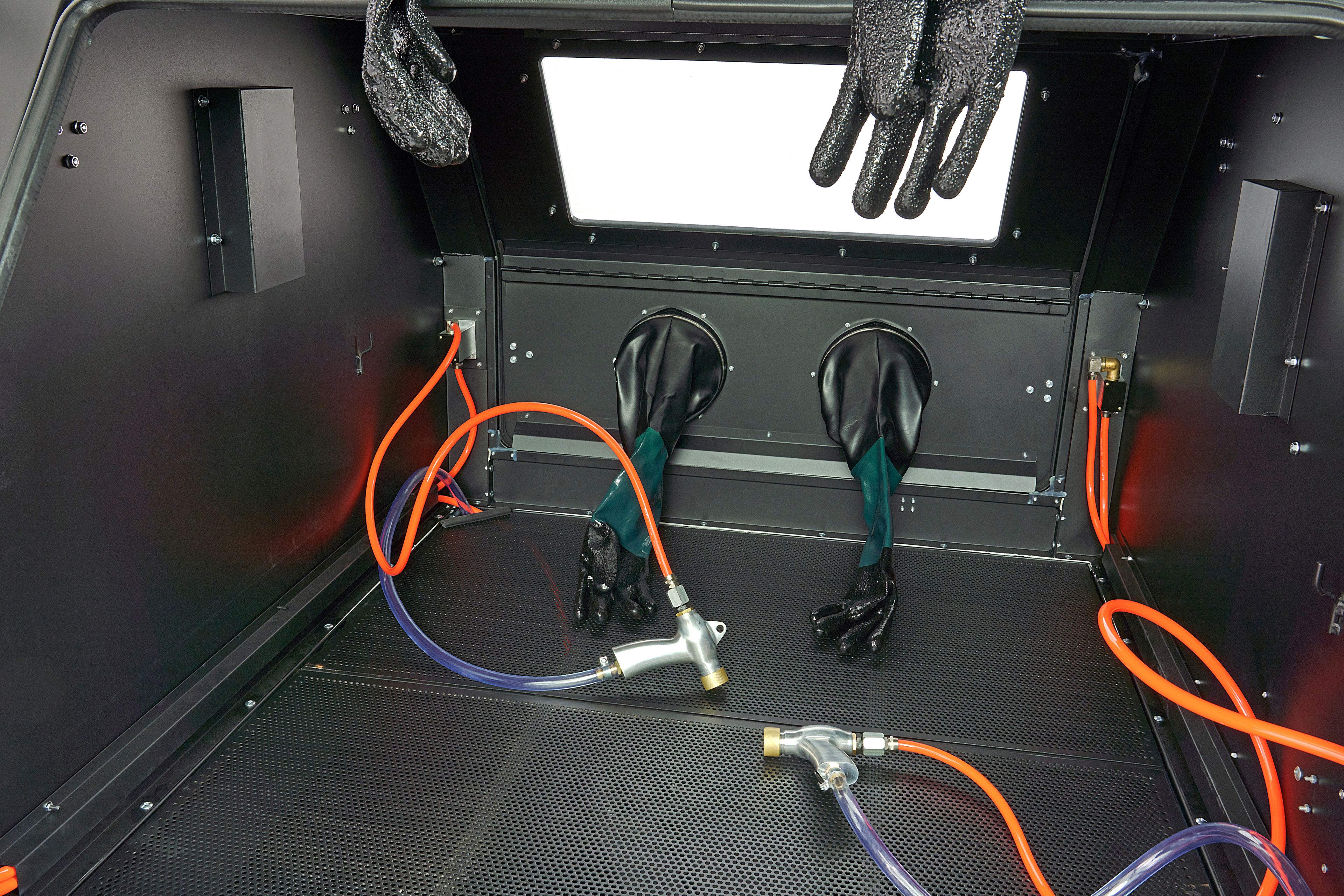 Cabine anti-explosion noire HBM SBC 1200 avec extraction Image 8