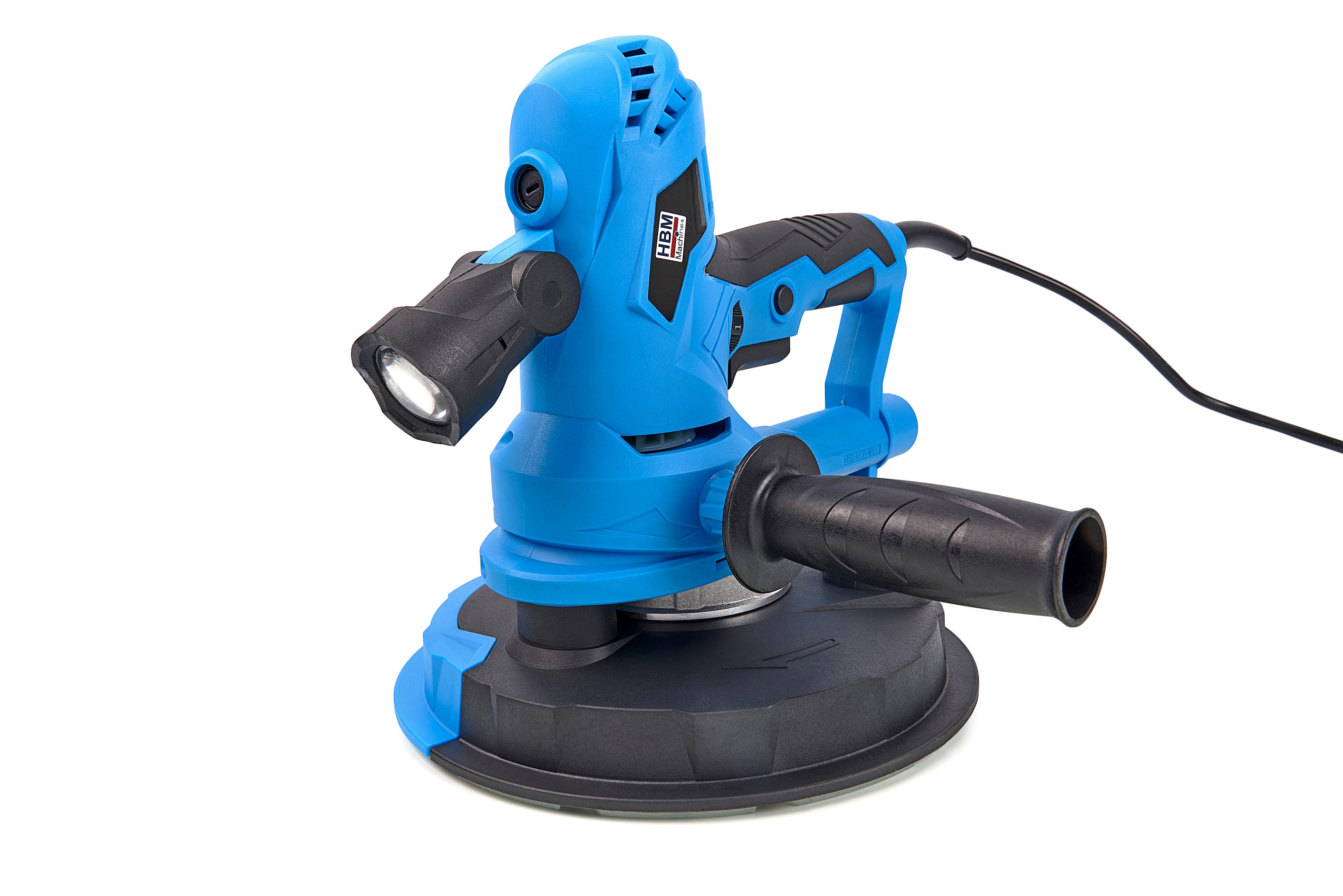 HBM Levigatrice per pareti e soffitti da 180 mm - 750 Watt con lampada a LED Image 2