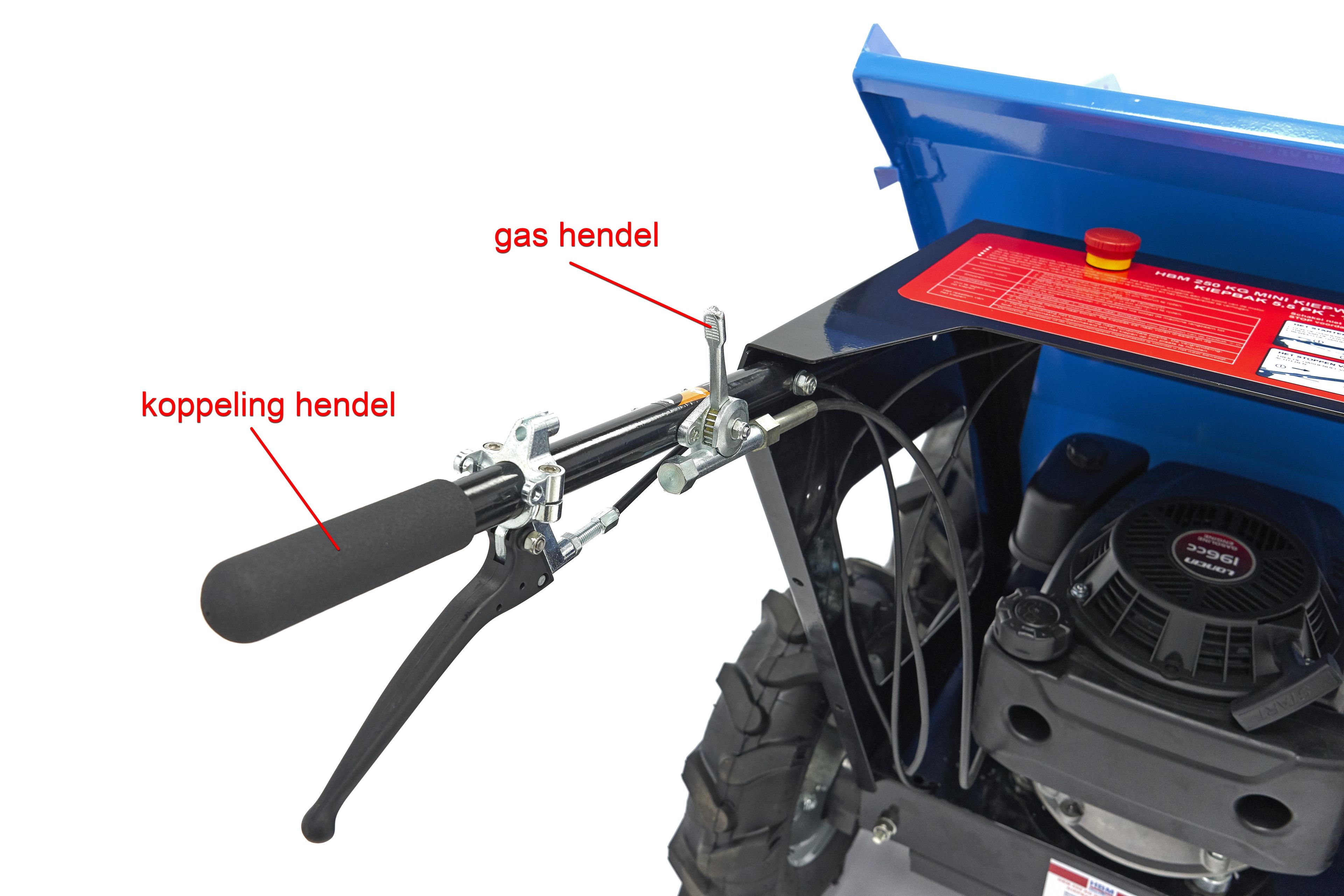 HBM 250 KG Mini Dumper met Kiepbak 6.5 PK - 196cc Image 11