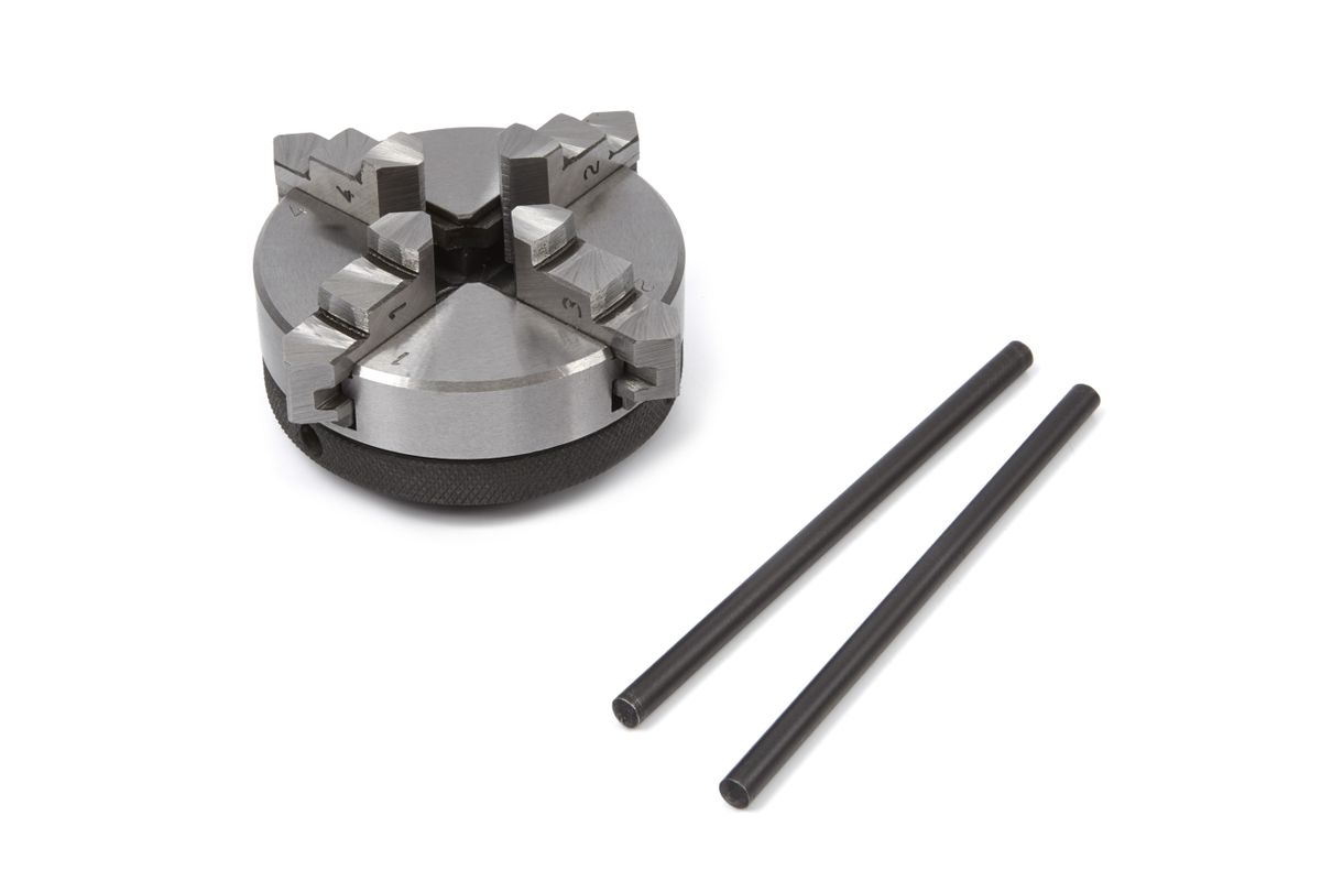 Plato de 4 garras autocentrante HBM de 65 mm con entrada M14x1