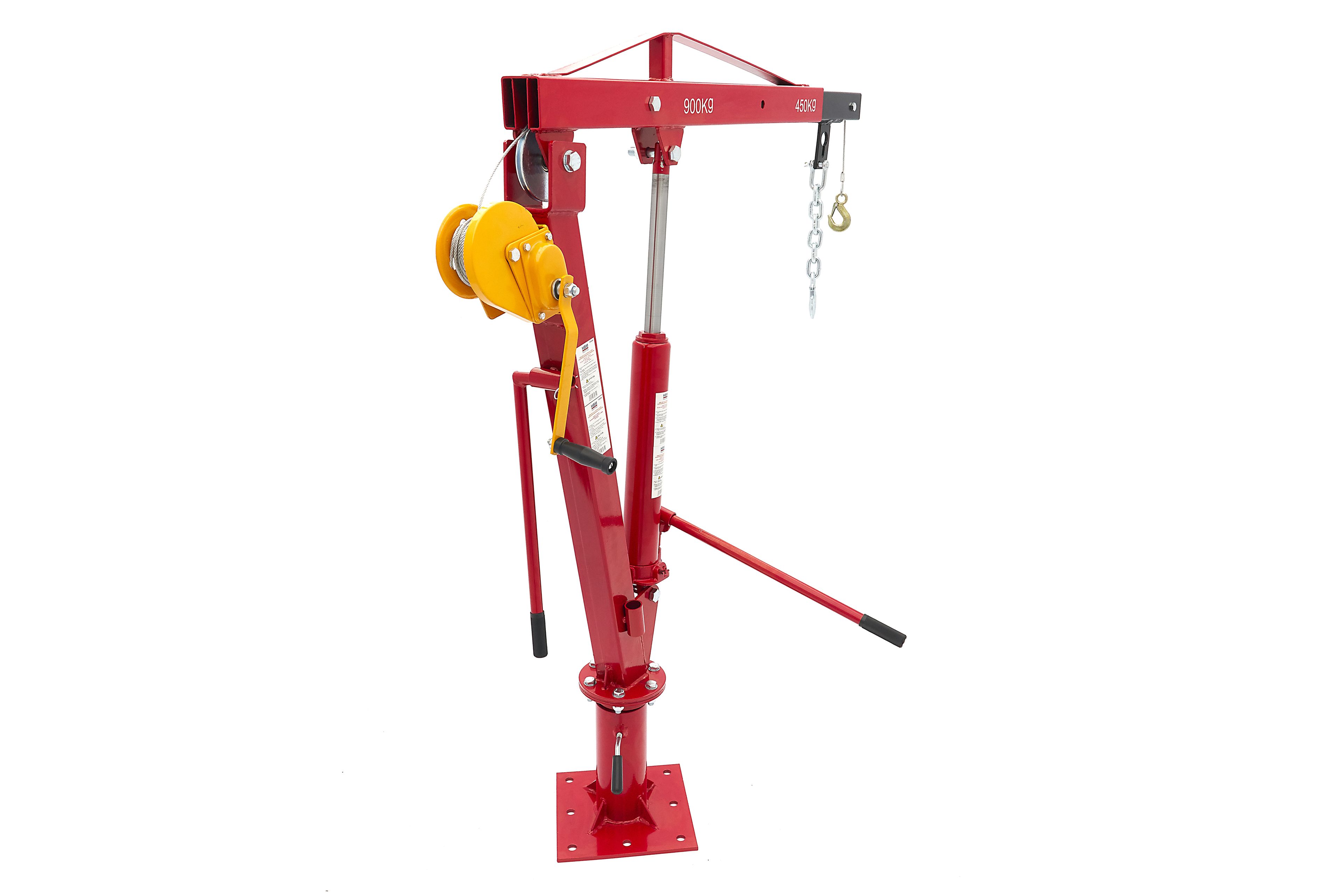 HBM Gru idraulica per rimorchio da 900 chilogrammi, gru di carico Image 2