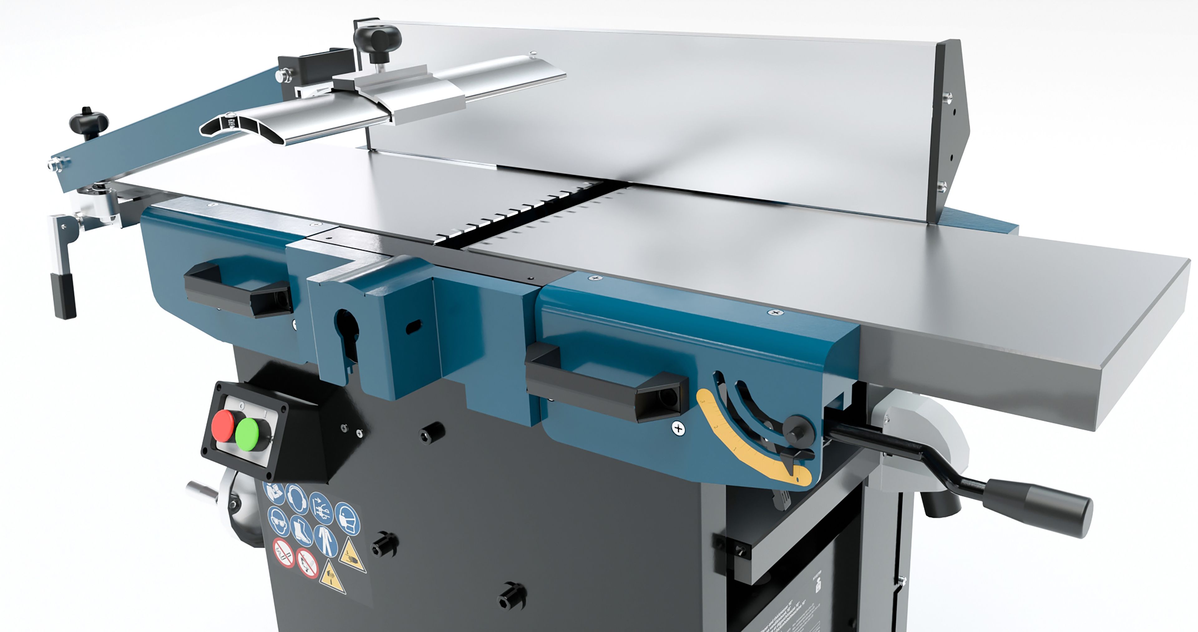 HBM vlak en vandiktebank met spiraalsnijkop 12 inch - 400 Volt Image 5