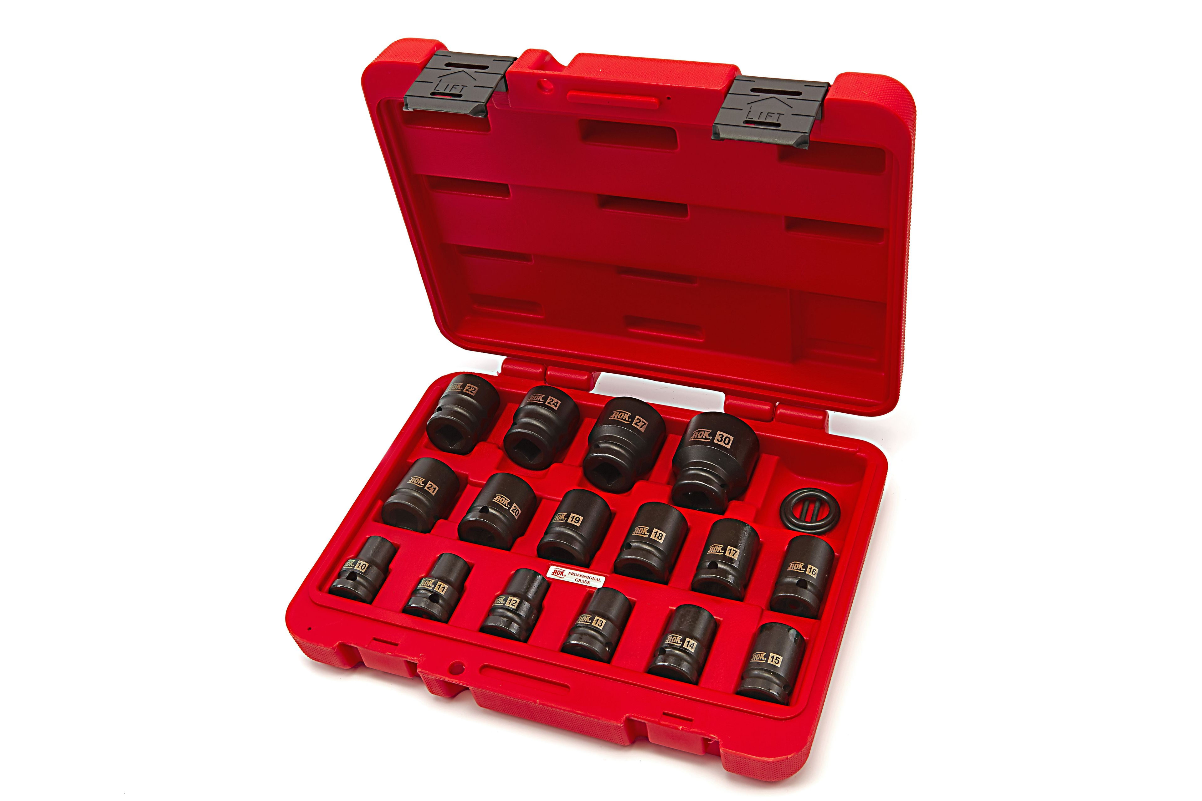 AOK 16 Delige 1/2 inch Krachtdoppenset