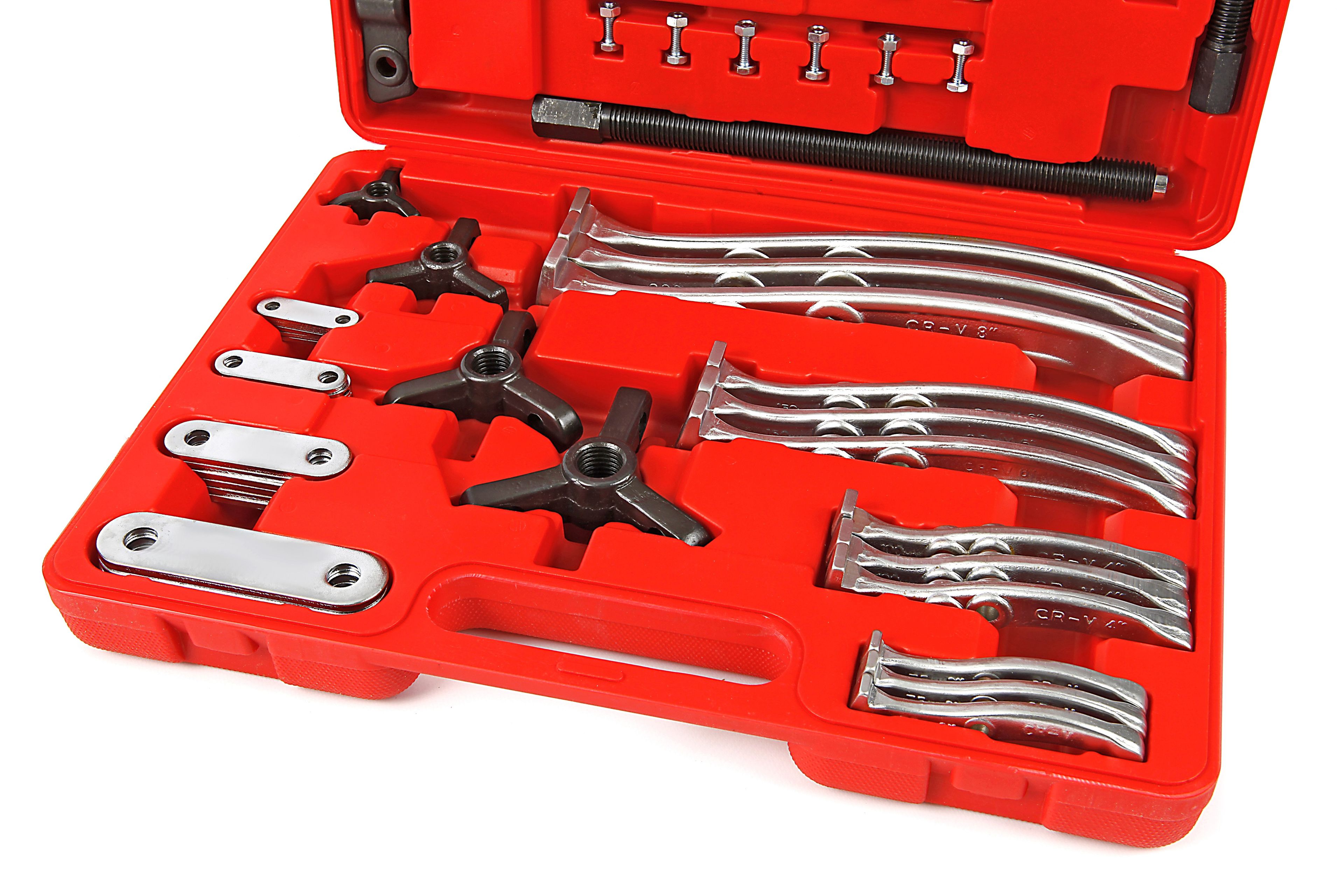 HBM Coffret extracteur de poulies 2 et 3 griffes 75 / 100 / 150 / 200 mm, 72 pièces Image 2