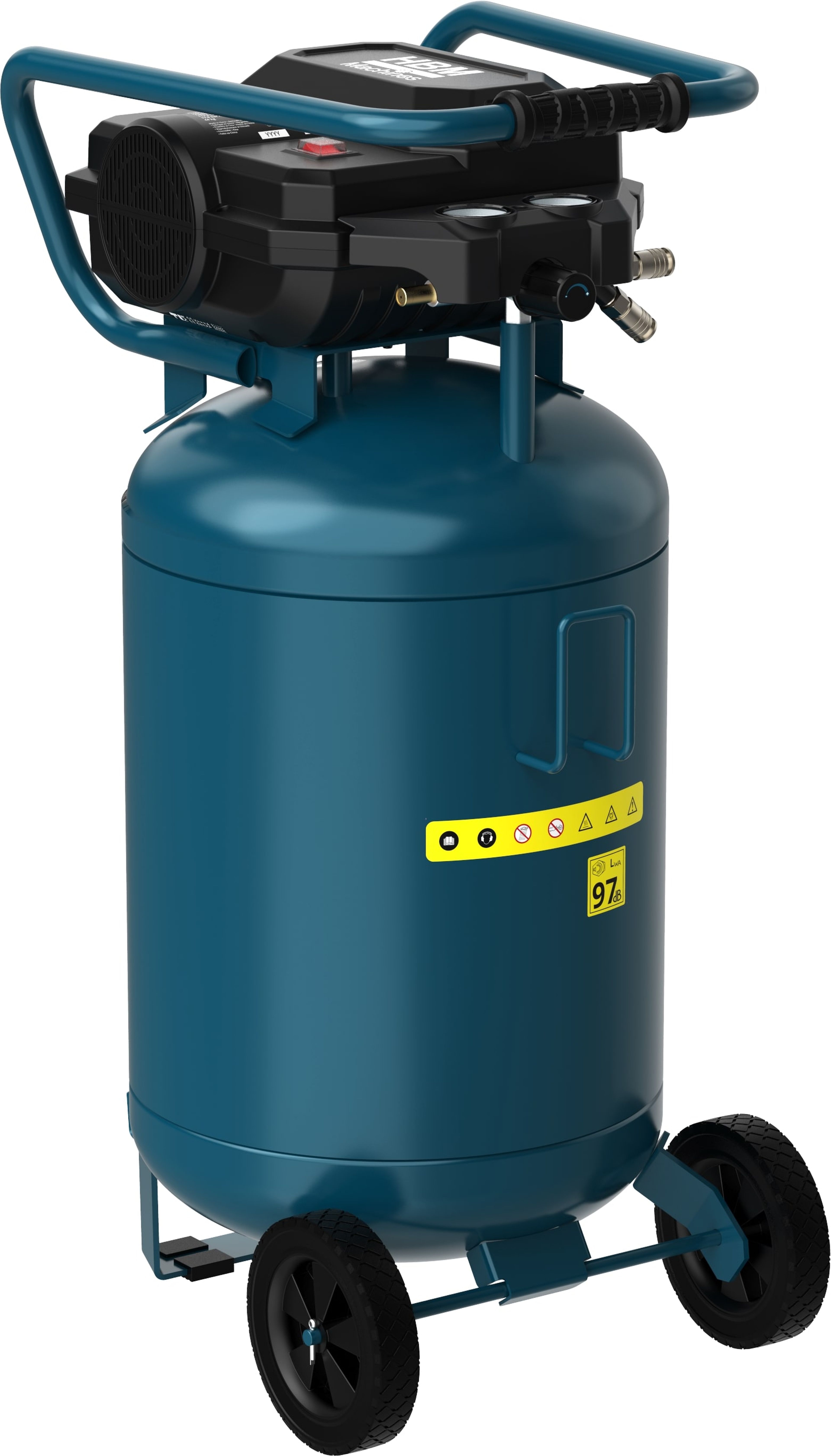 HBM compresseur vertical 80 litres, sans huile Image 3