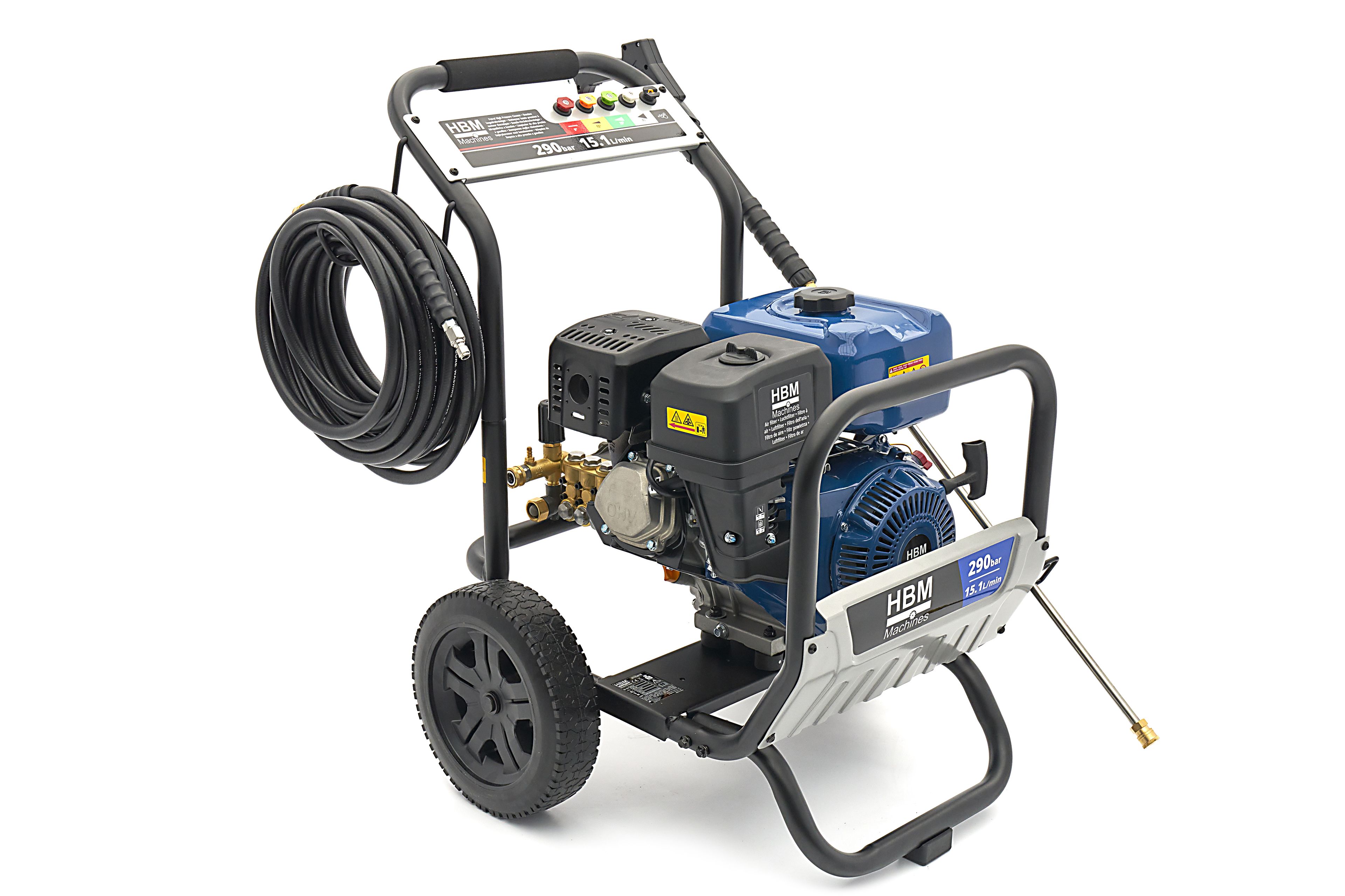 HBM benzine hogedrukreiniger 290 bar 15,1L/min 459cc Image 4