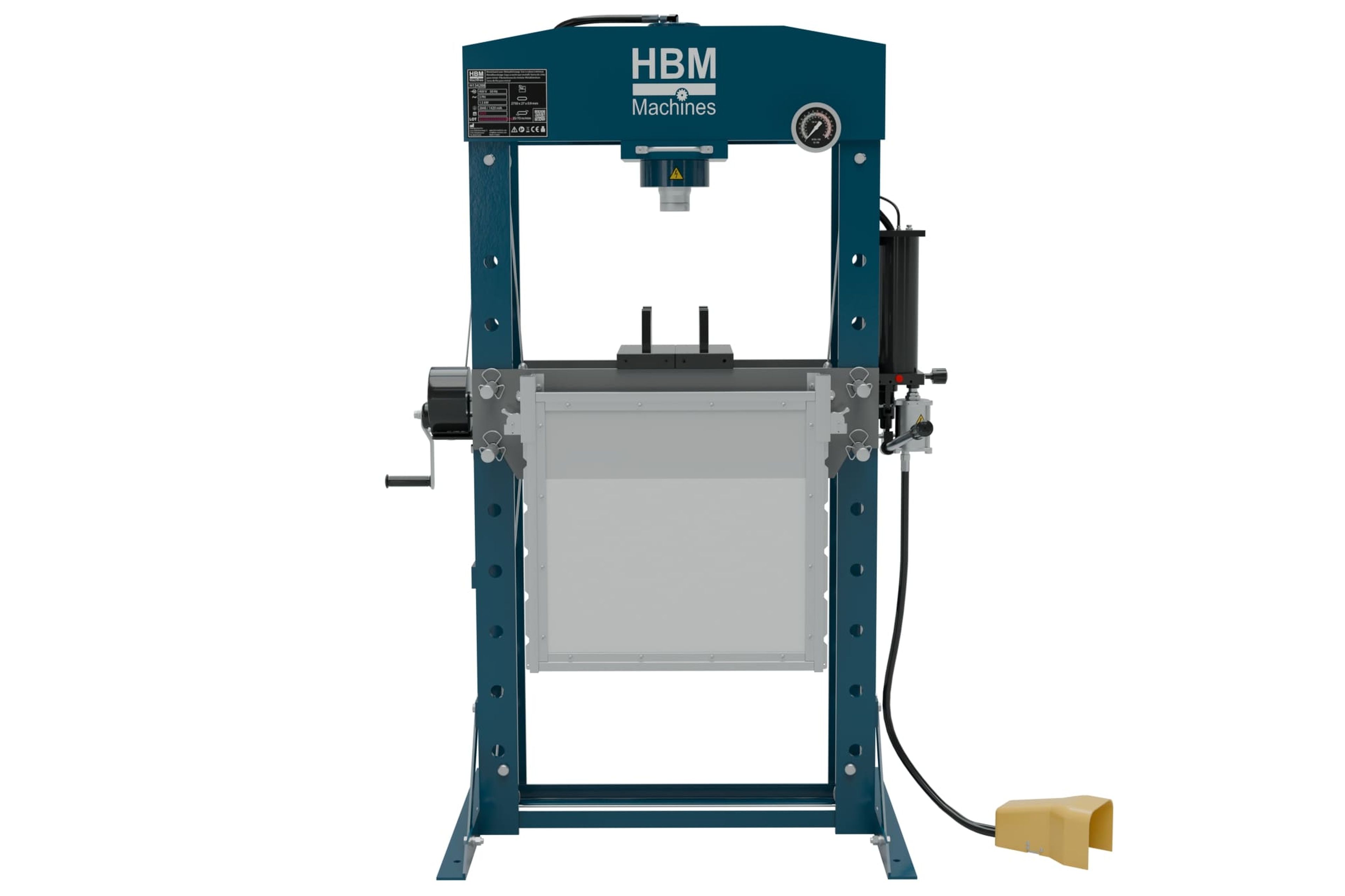 HBM Presse de cadre professionnelle 50 Tonnes, presse de travail, avec rack de sécurité Image 2