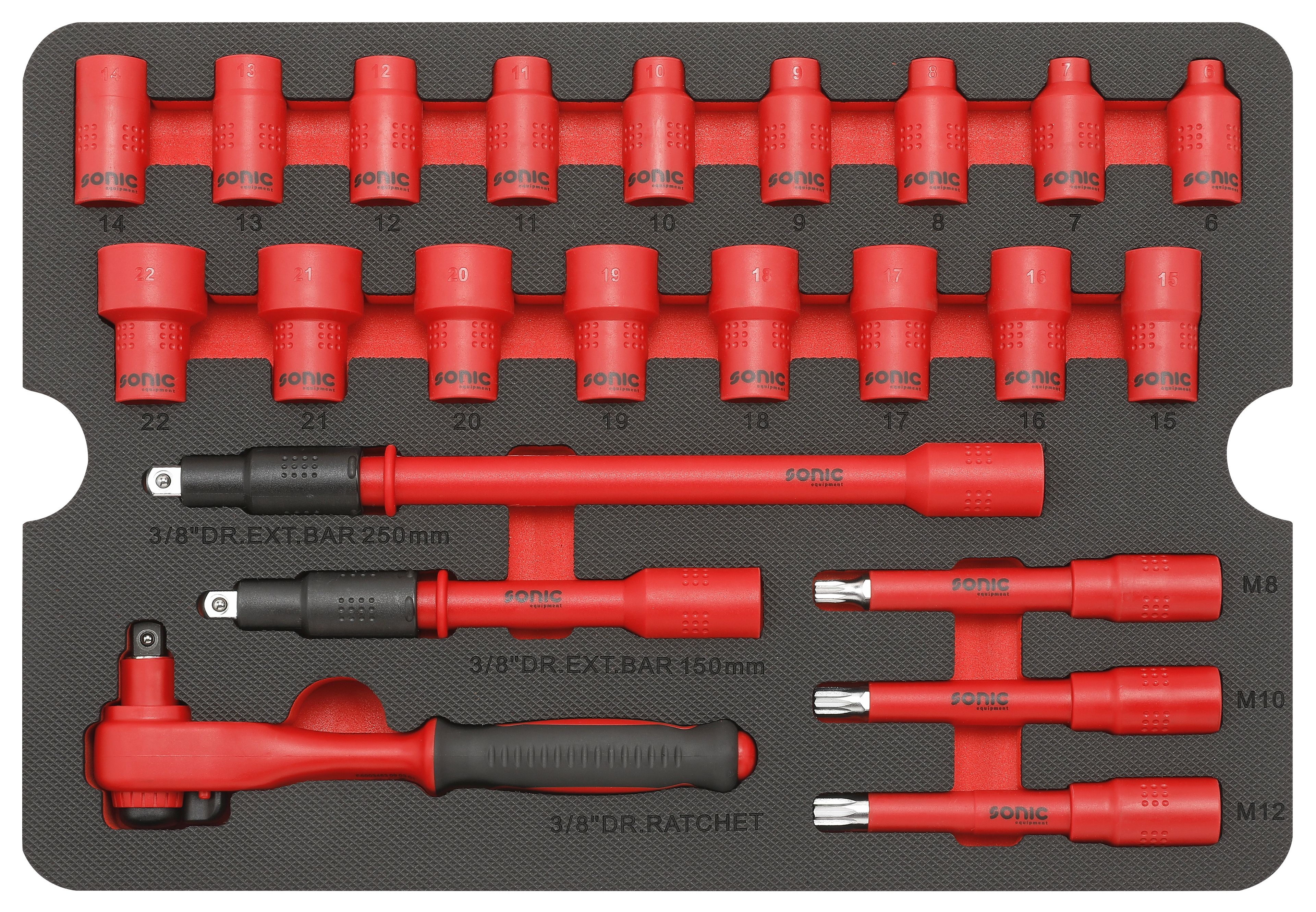 Valigetta di attrezzi professionale VDE da 50 pezzi Sonic Image 4