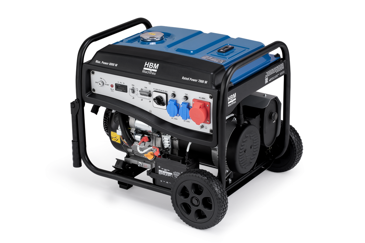 HBM generador con motor de gasolina de 459 cm³ 230V/400V 8000W