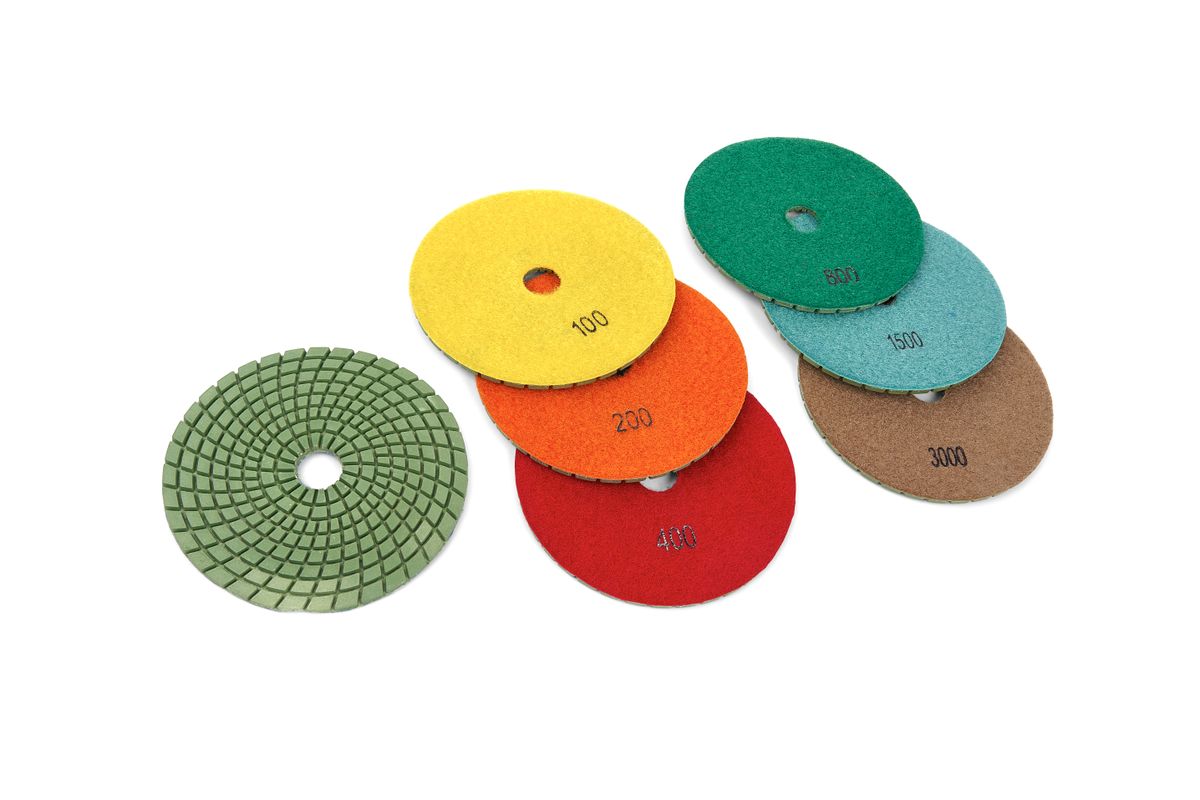 Conjunto de discos de pulido HBM para la máquina de lijado y pulido HBM de 125 mm