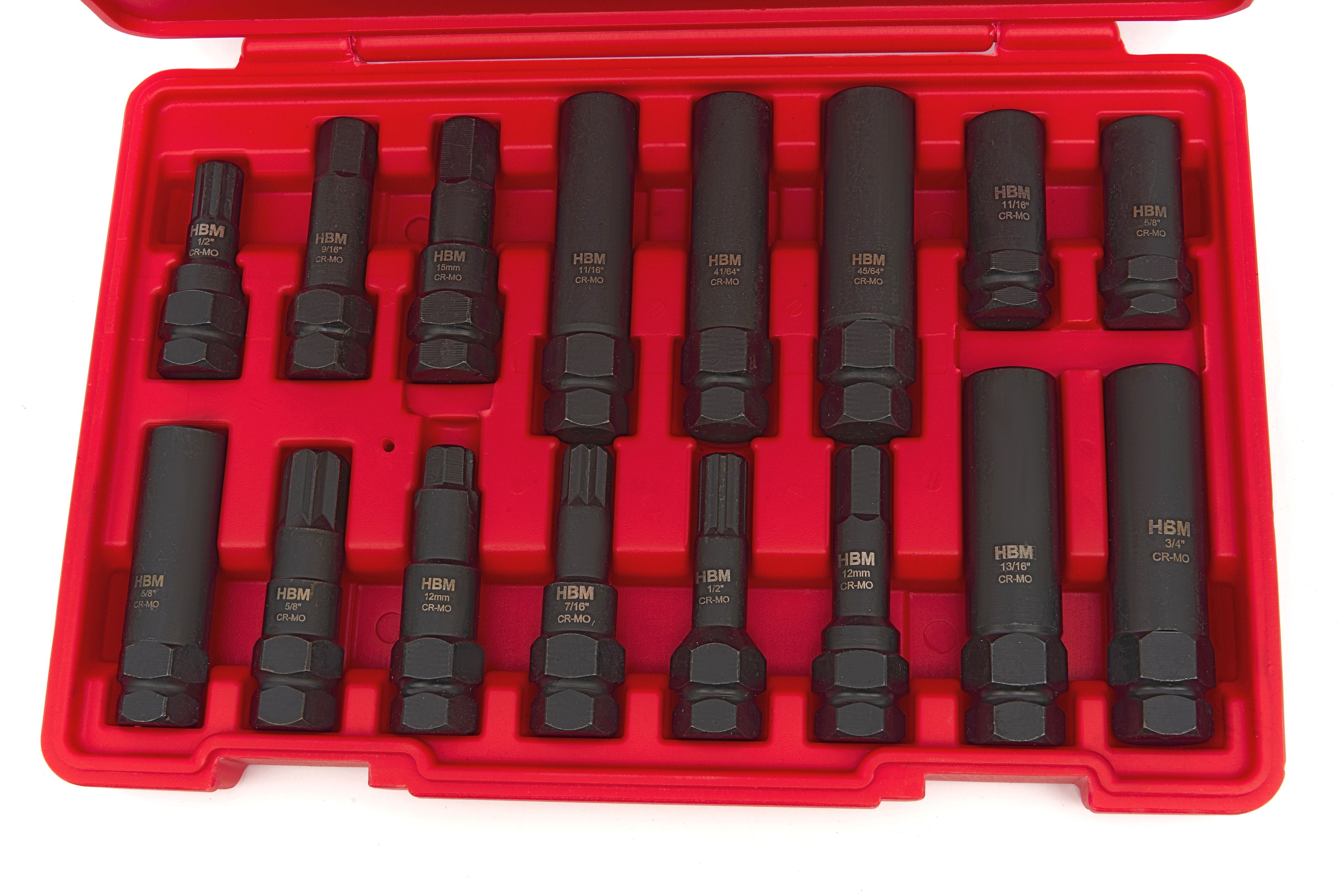 Set di smontaggio bulloni ruota HBM, 16 pezzi Image 5