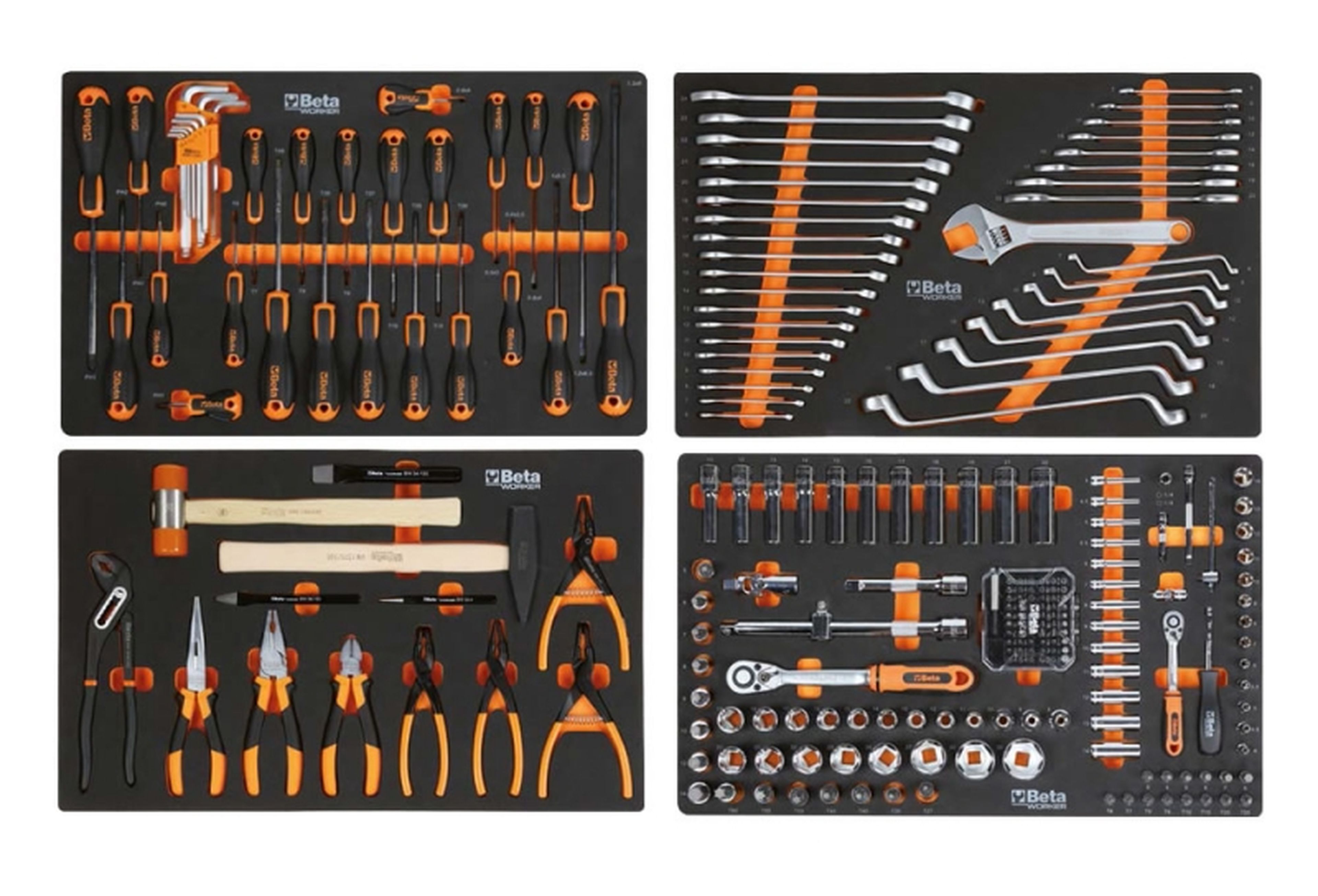 Carro de herramientas Beta, 7 cajones, 240 piezas, BW 2400S G/7 E-S gris Image 3