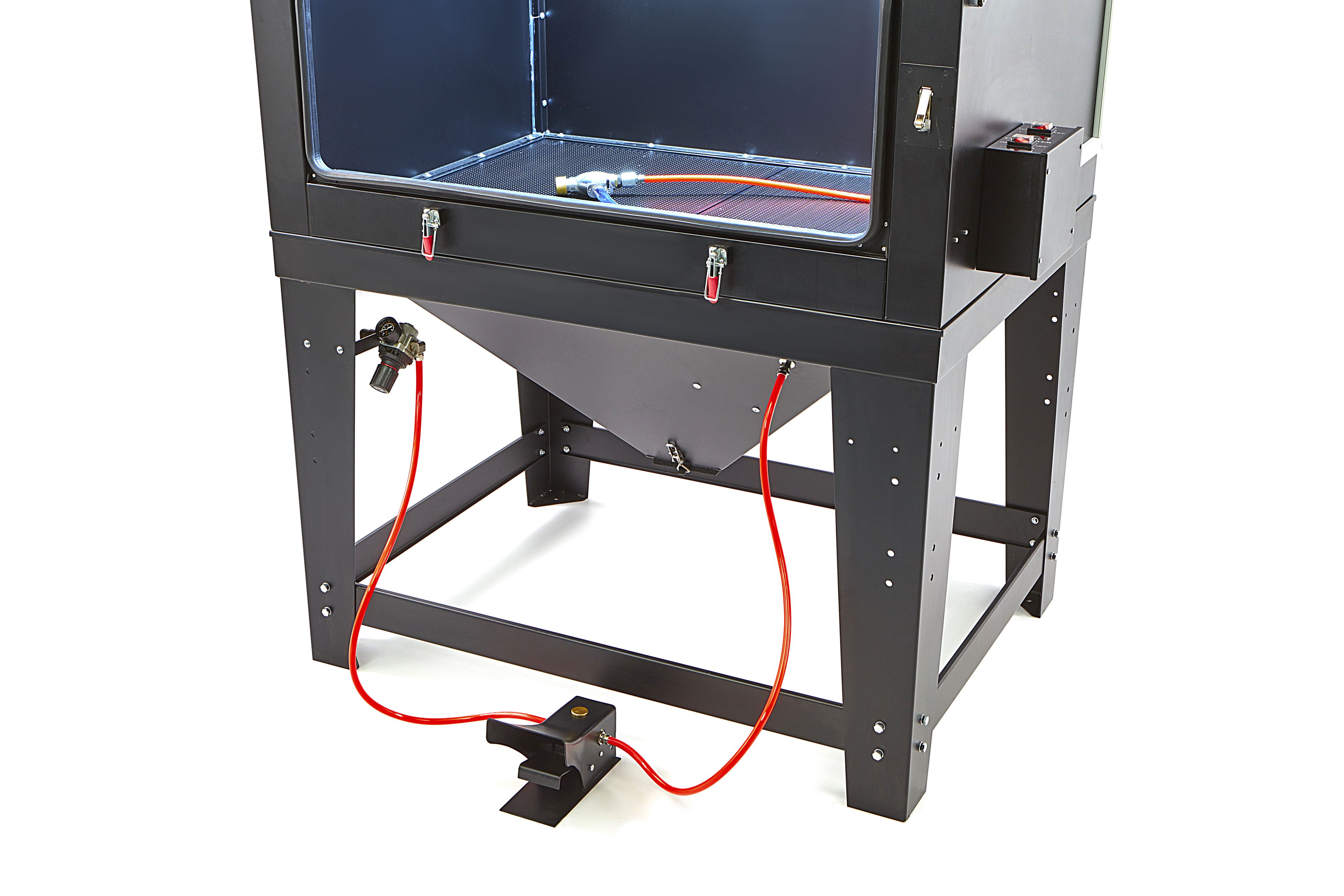 HBM SBC 990 Cabine de sablage avec extraction, noire mat Image 4
