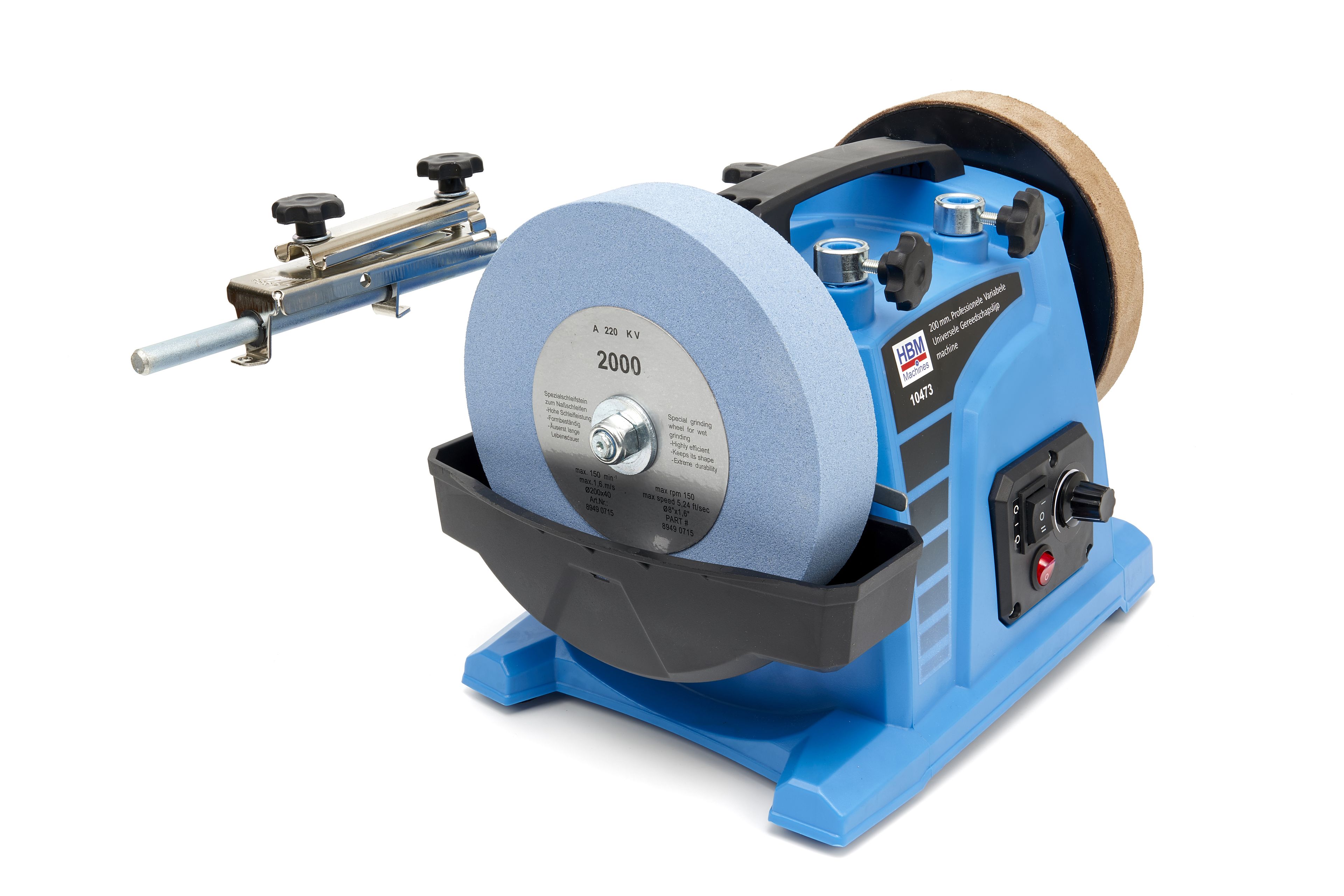 HBM  Affûteuse à Eau professionnelle variable de 200 mm