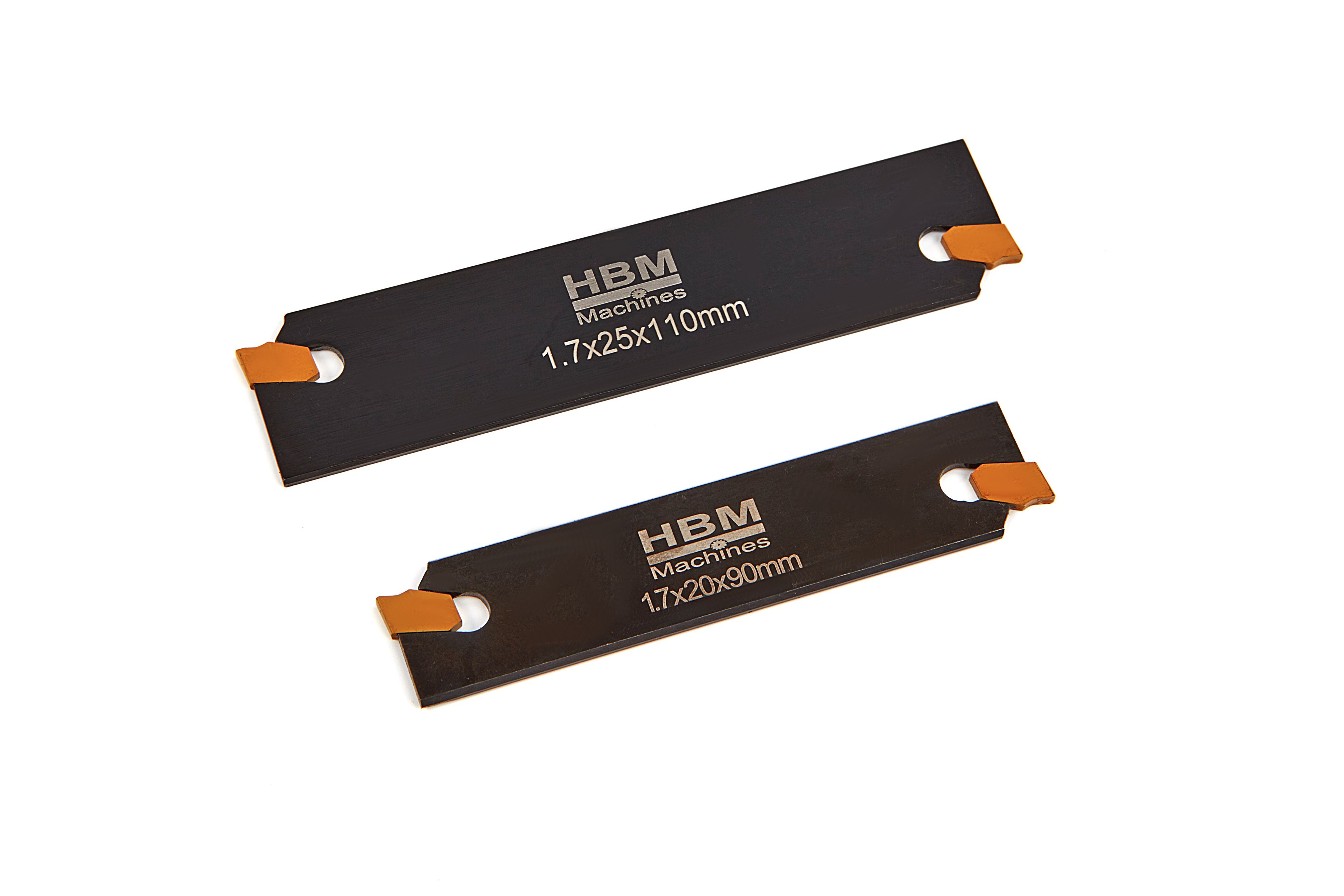 Couteau à tronçonner HBM avec 2 inserts 110 mm Image 1