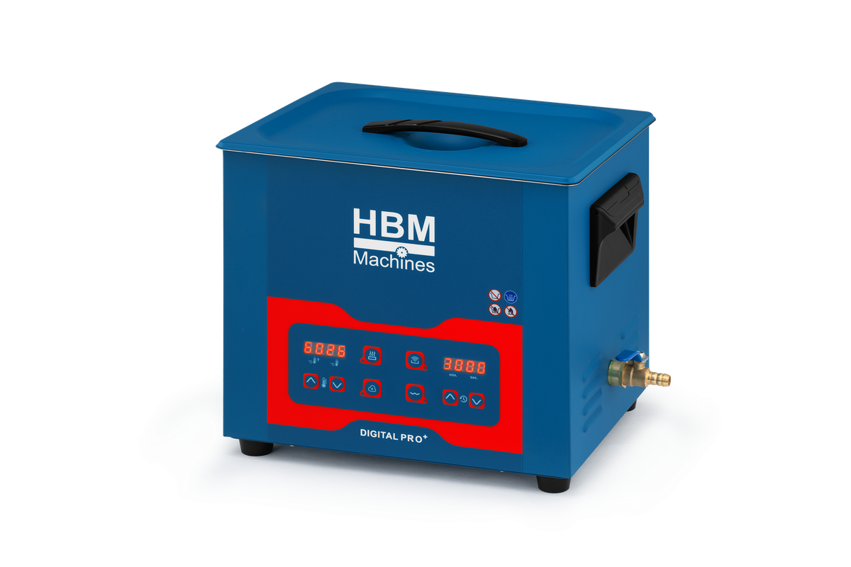 HBM limpiador ultrasónico, azul