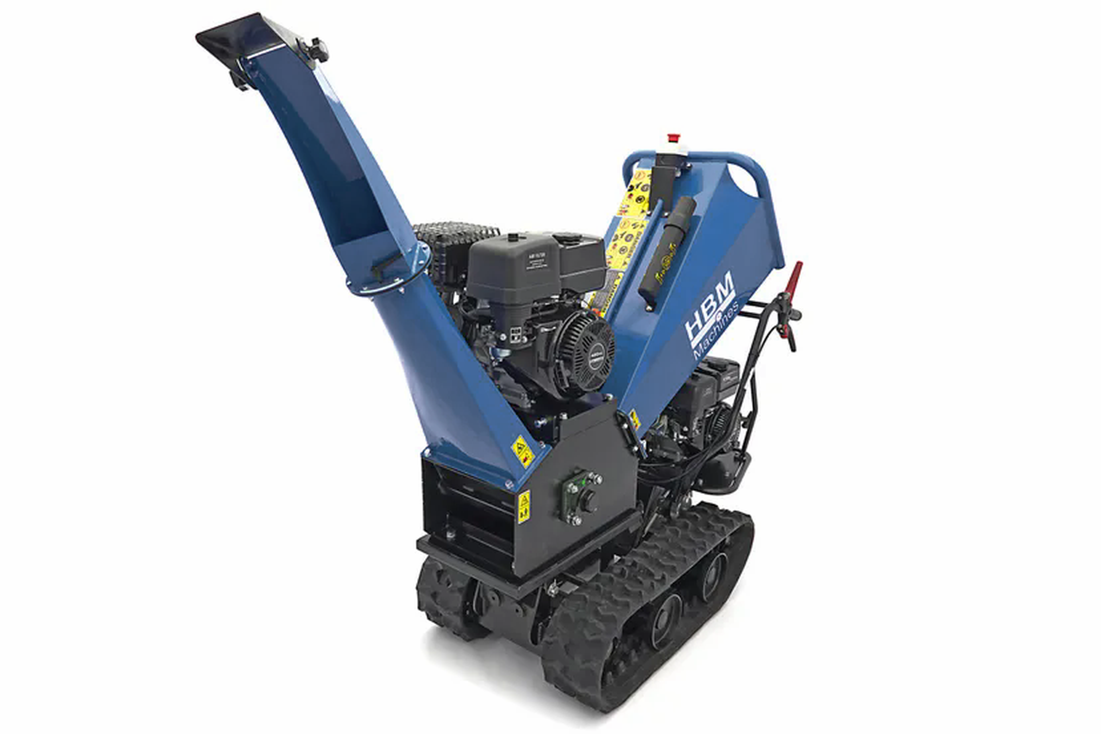 Broyeur à essence HBM Professional 4 Stroke 15 HP - 420 cc - Broyeur de bois sur chenilles Image 5