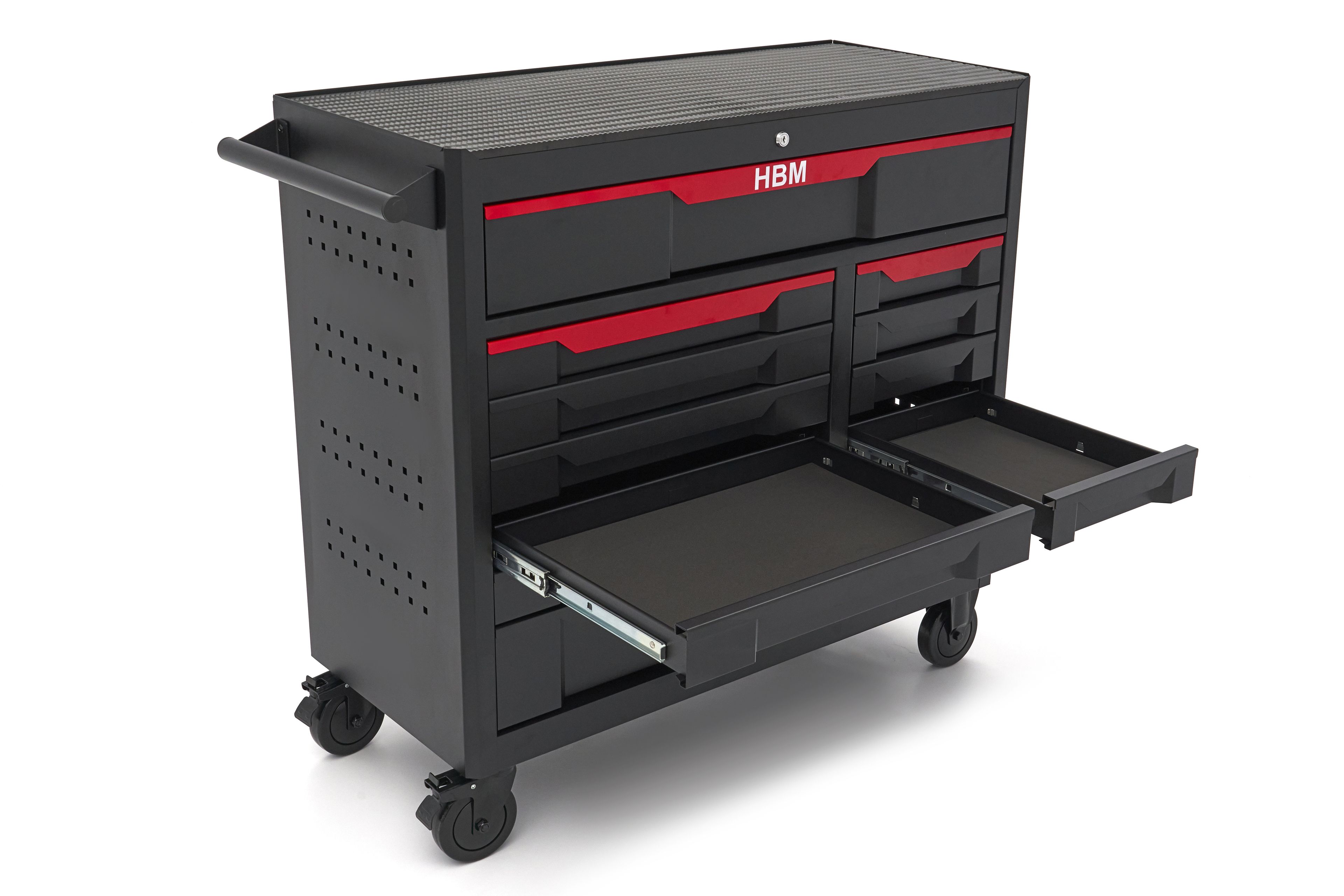 HBM gereedschapswagen 12 laden, 106 cm, zwart Image 8