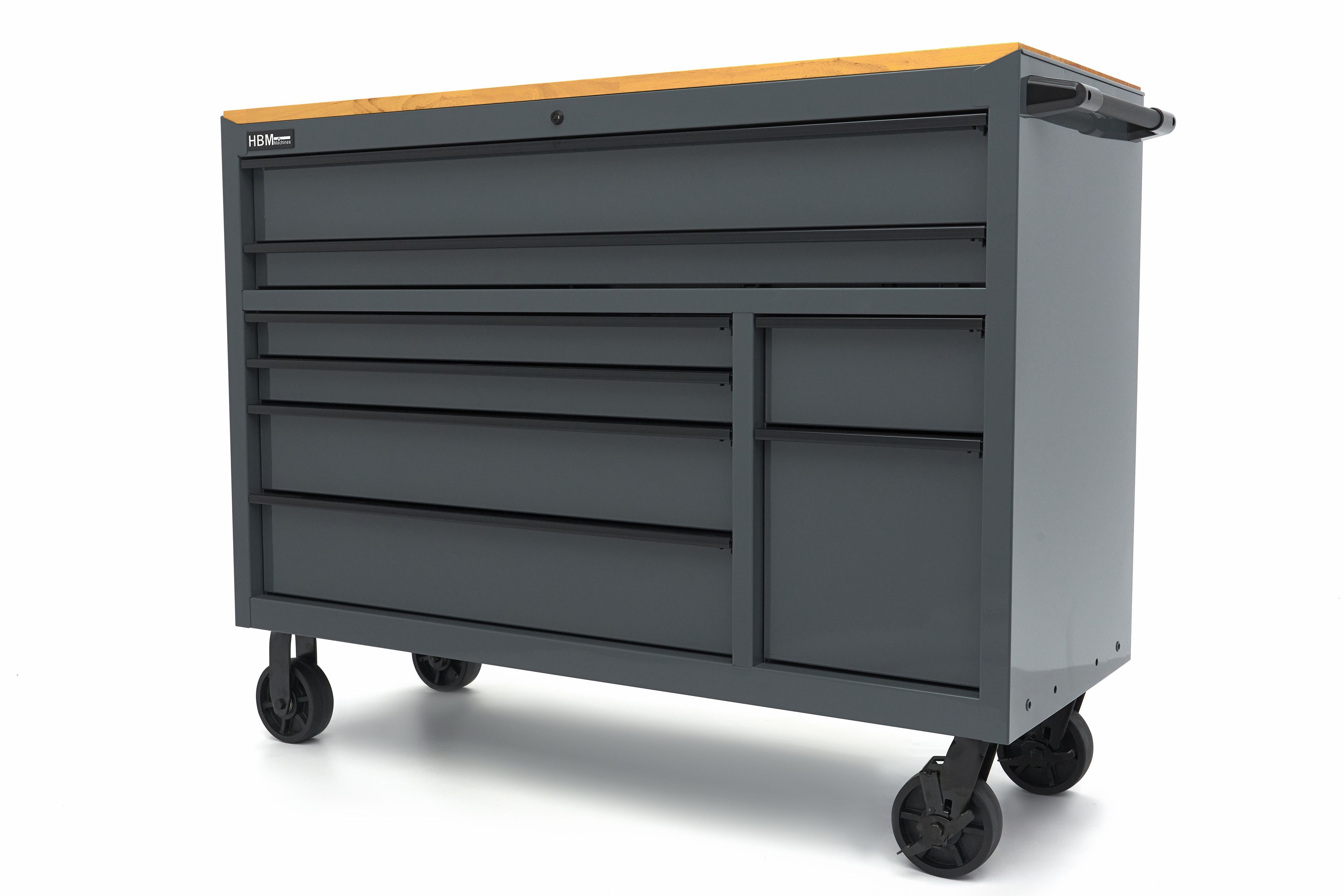 HBM gereedschapswagen, 8 laden, 142 cm, grijs Image 2