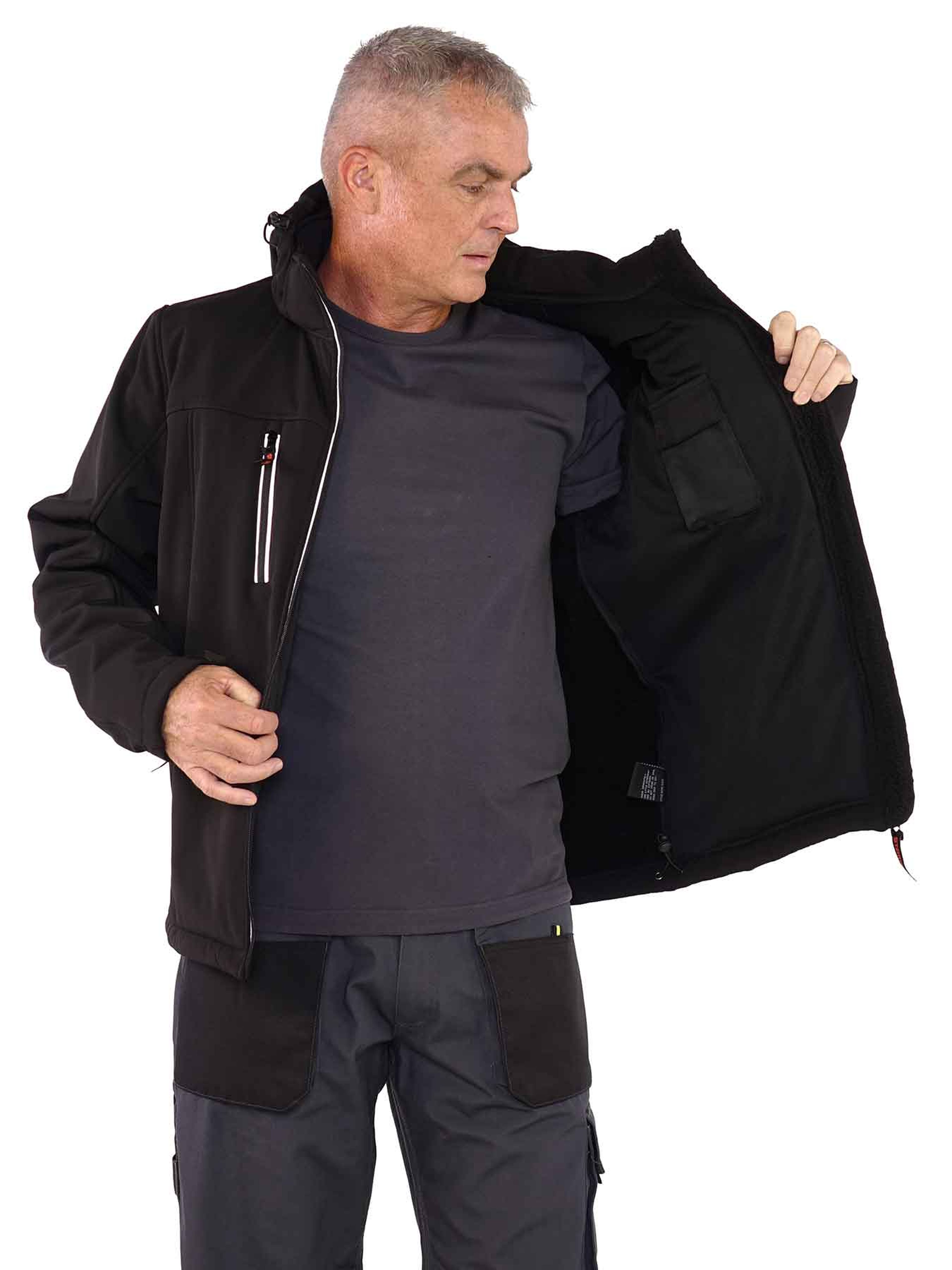 Jacket Softshell Storvik Clive Nera M Image 6