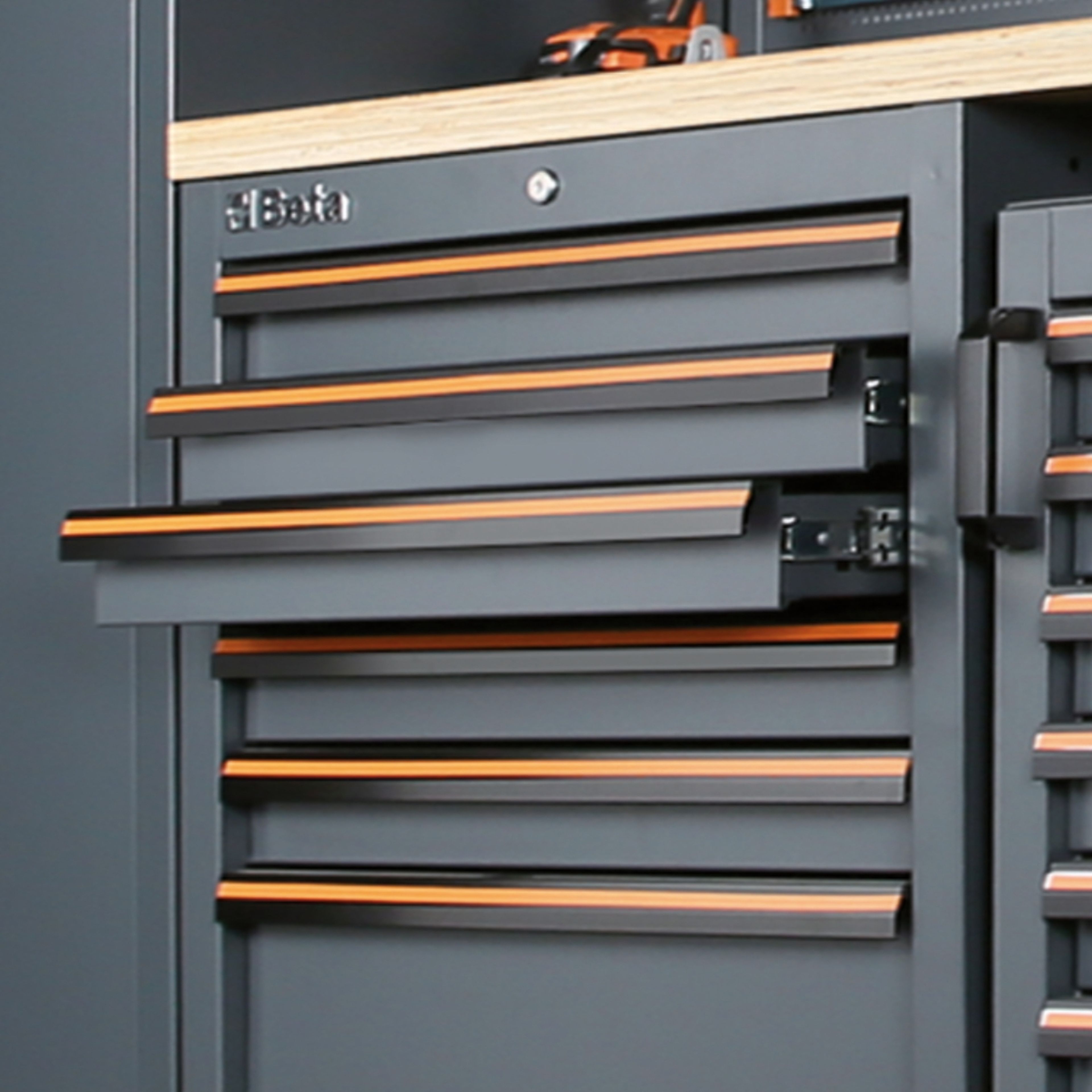 Beta Werkstatteinrichtung, Multiplex-Arbeitsplatte, 196-teilig, C45PRO 2.0 B7W/196UT Image 5