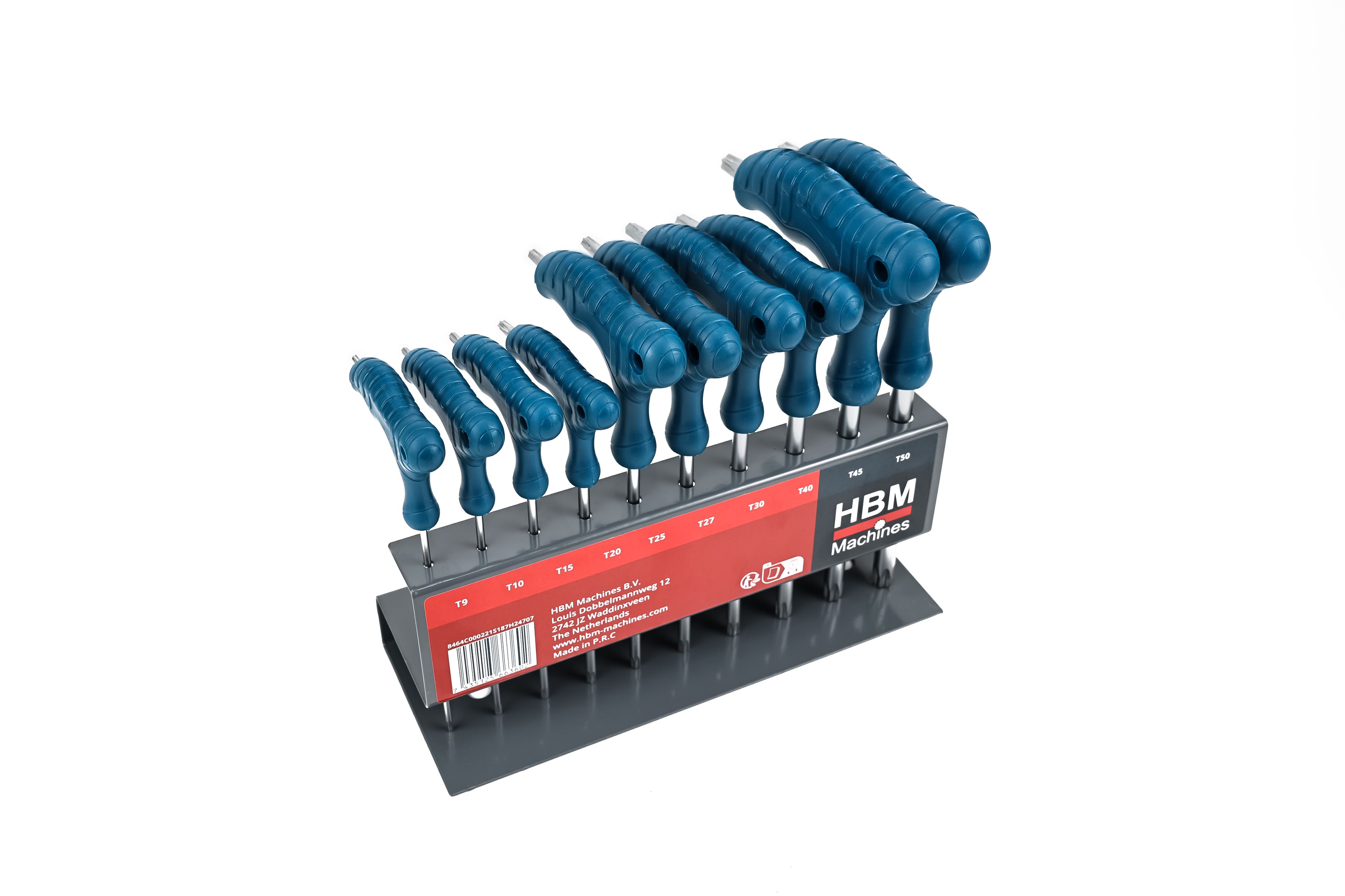 Set di 10 chiavi Torx T-Grepen HBM
