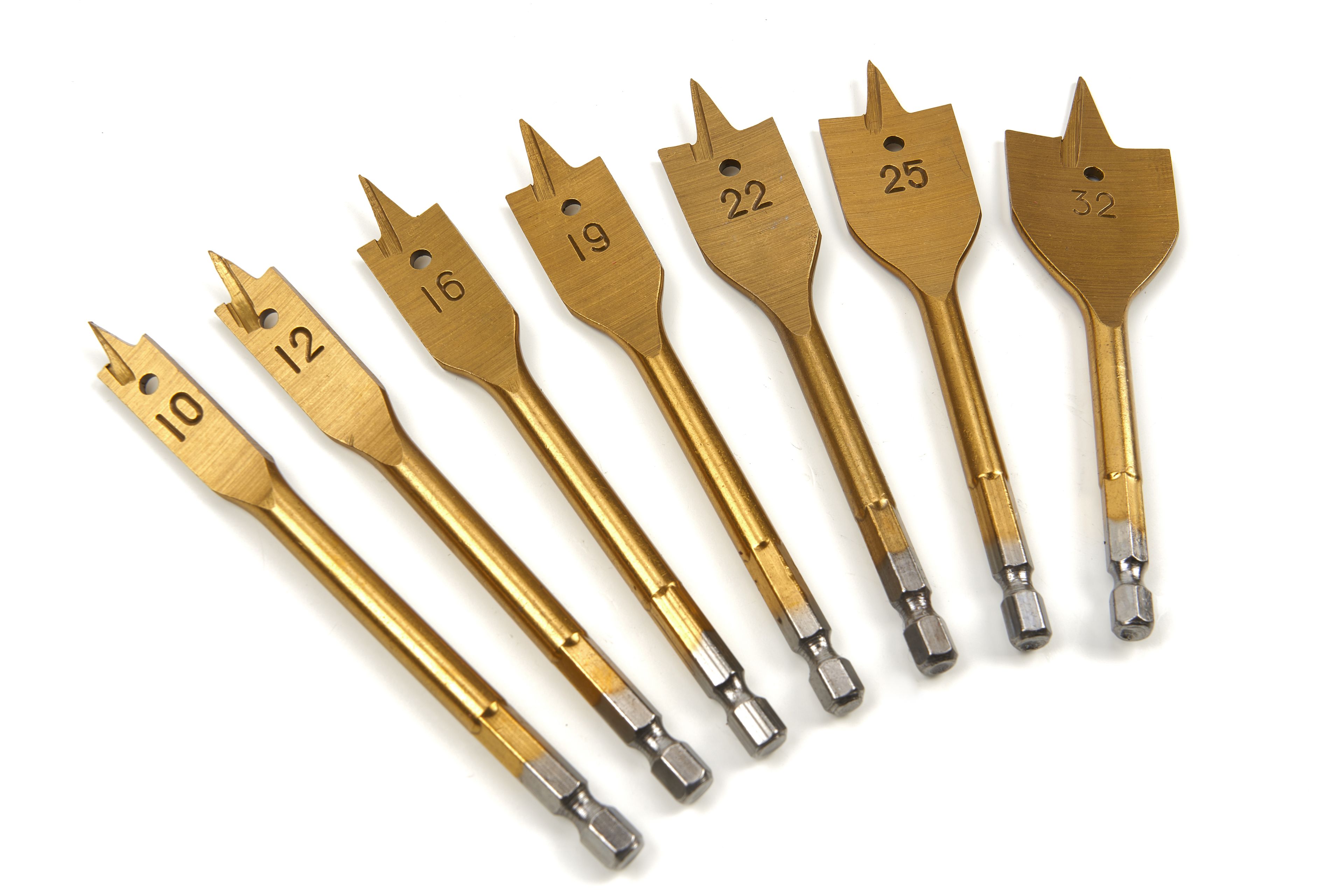 Juego de brocas de velocidad HBM de 7 piezas de 10 - 32 mm Image 2