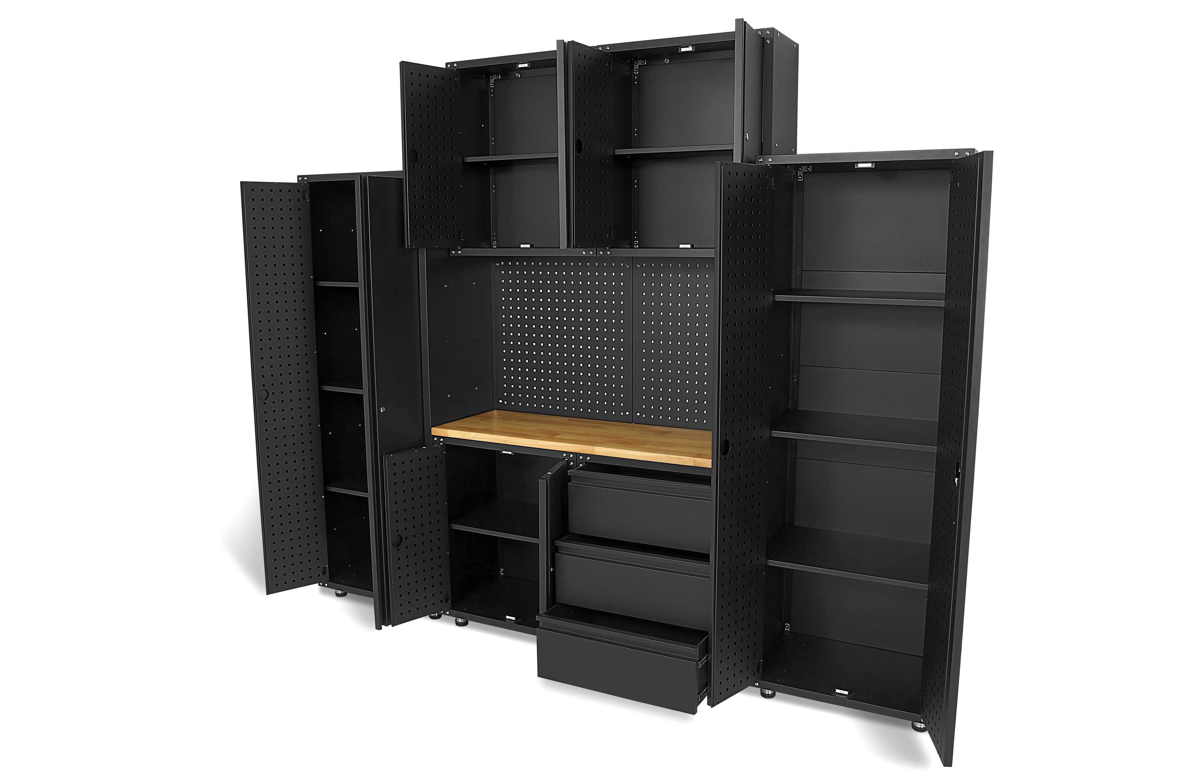 HBM Sistema di officina premium, 9 pezzi, nero opaco, modello 2 Image 4