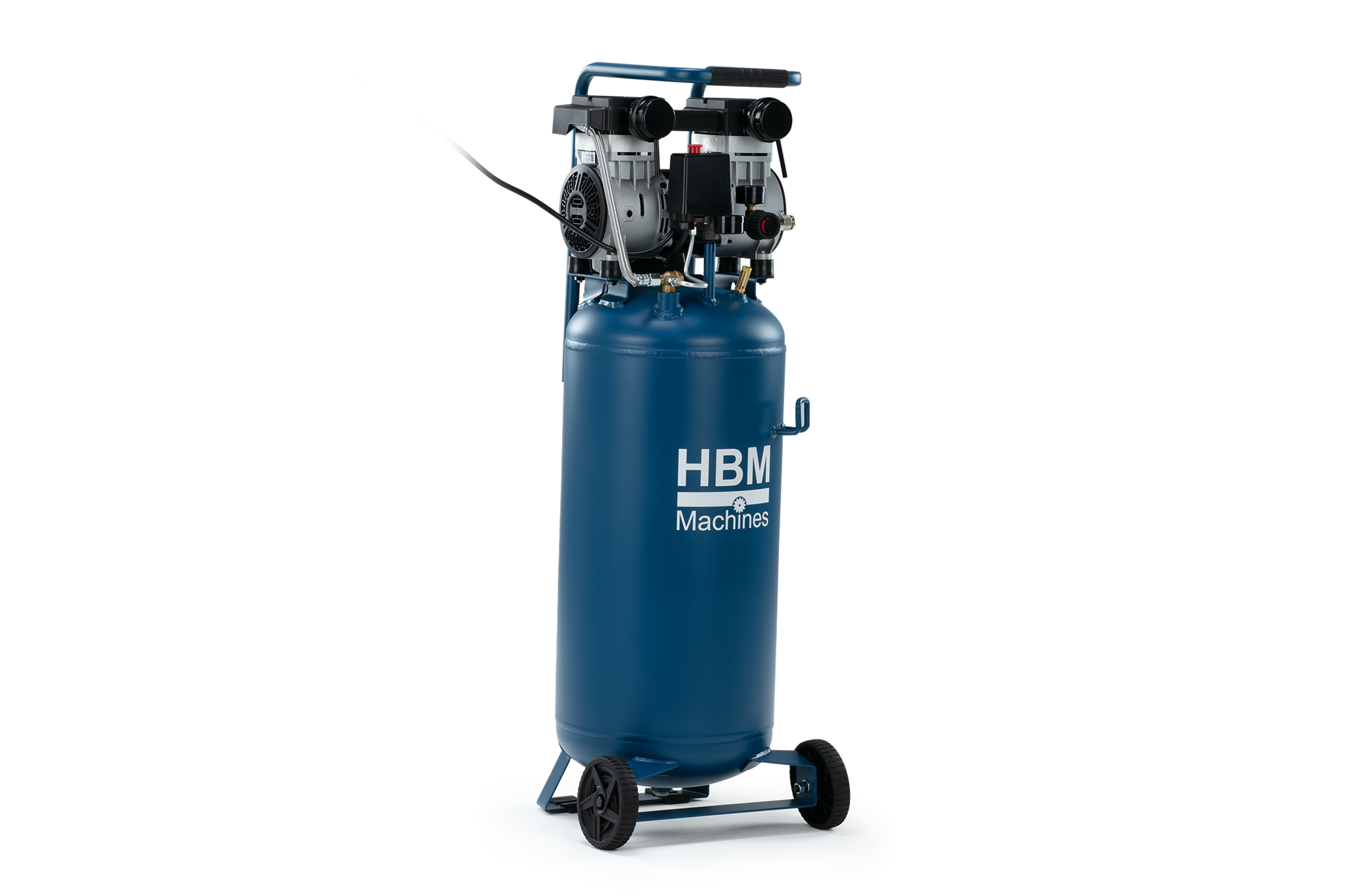 HBM staande olievrije compressor, 50 liter, 10 bar, 1,3 pk Image 3