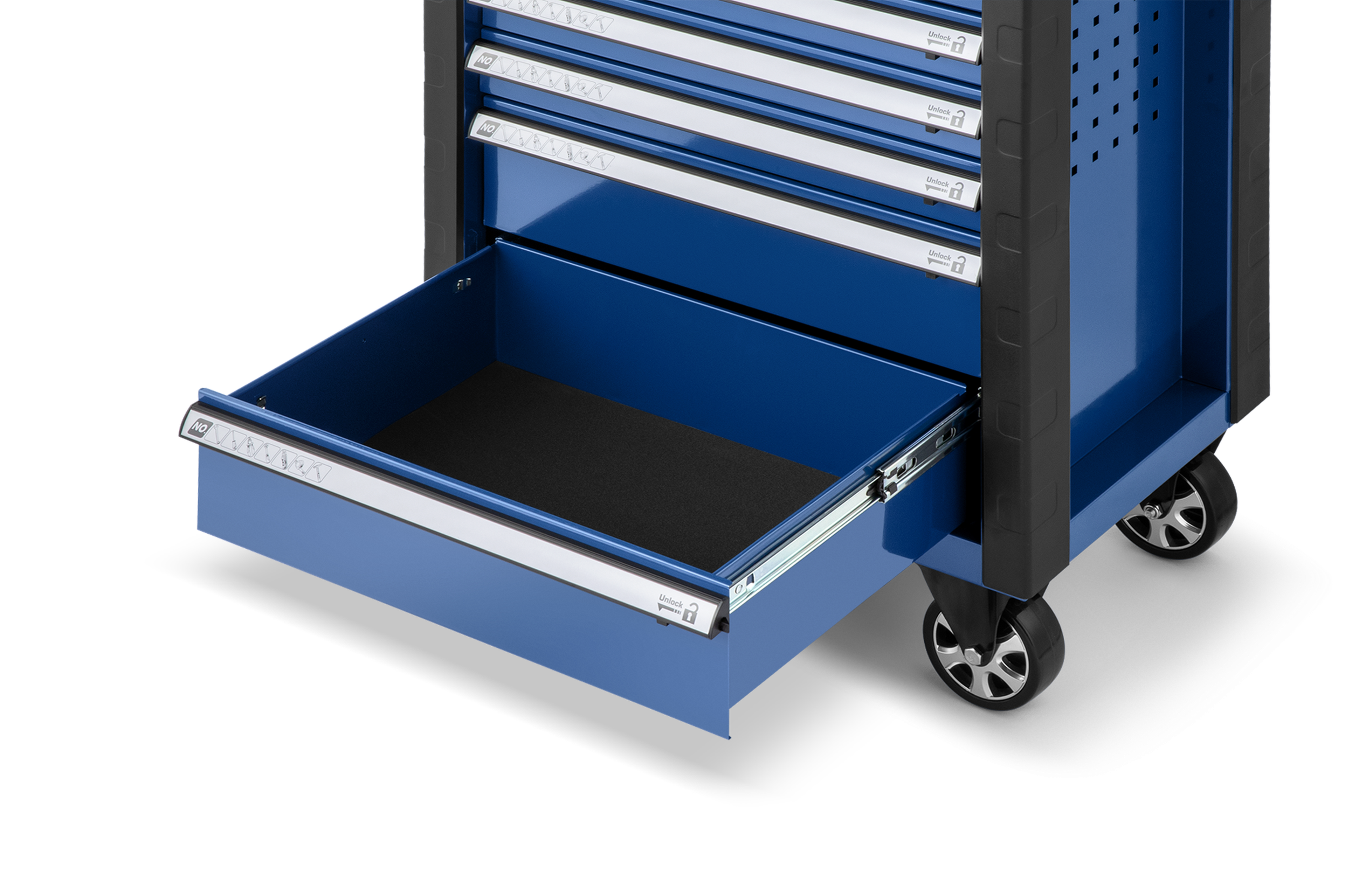 HBM Werkzeugwagen mit 7 Schubladen, 76,5 cm, blau Image 7