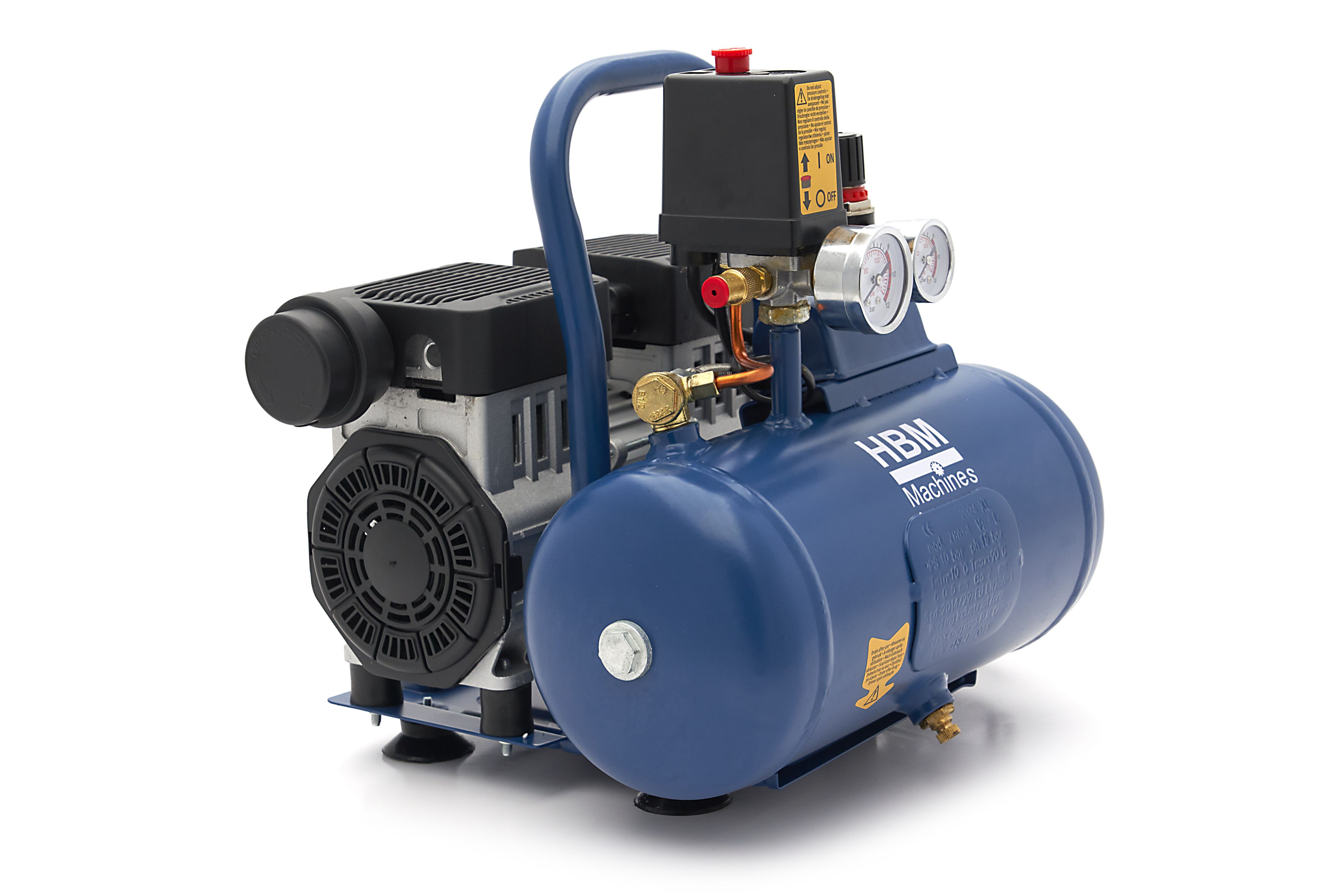 HBM compresseur silencieux sans huile 6 litres Image 8