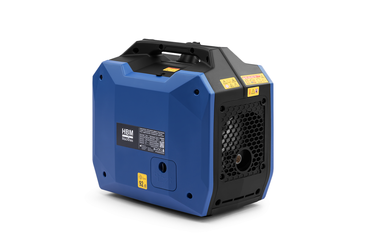 HBM Stromerzeuger 1800 W, 230 V, Benzin, Inverter