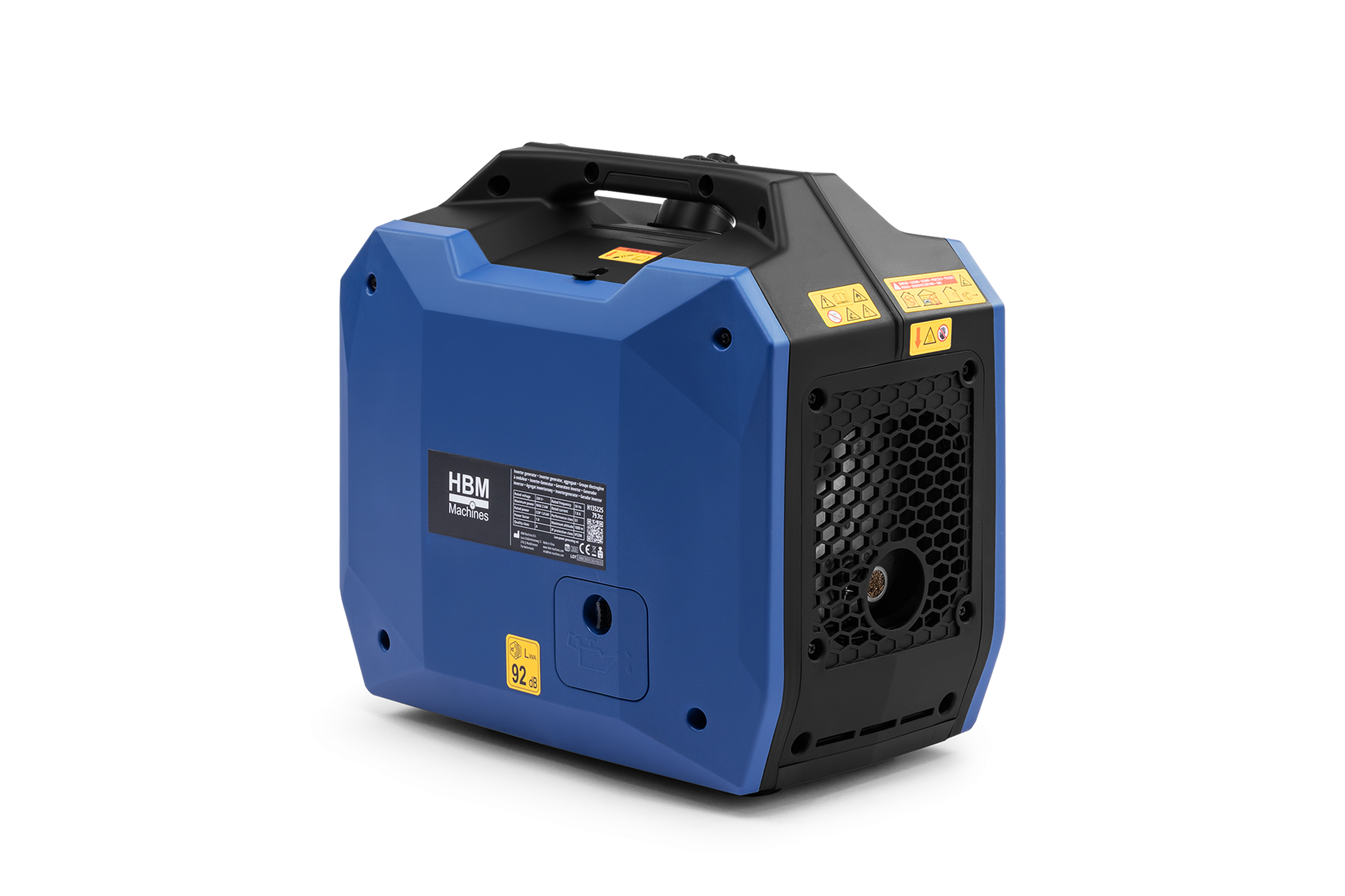 HBM inverter aggregaat, generator met 79 cc benzinemotor 230V 2000W Image 3