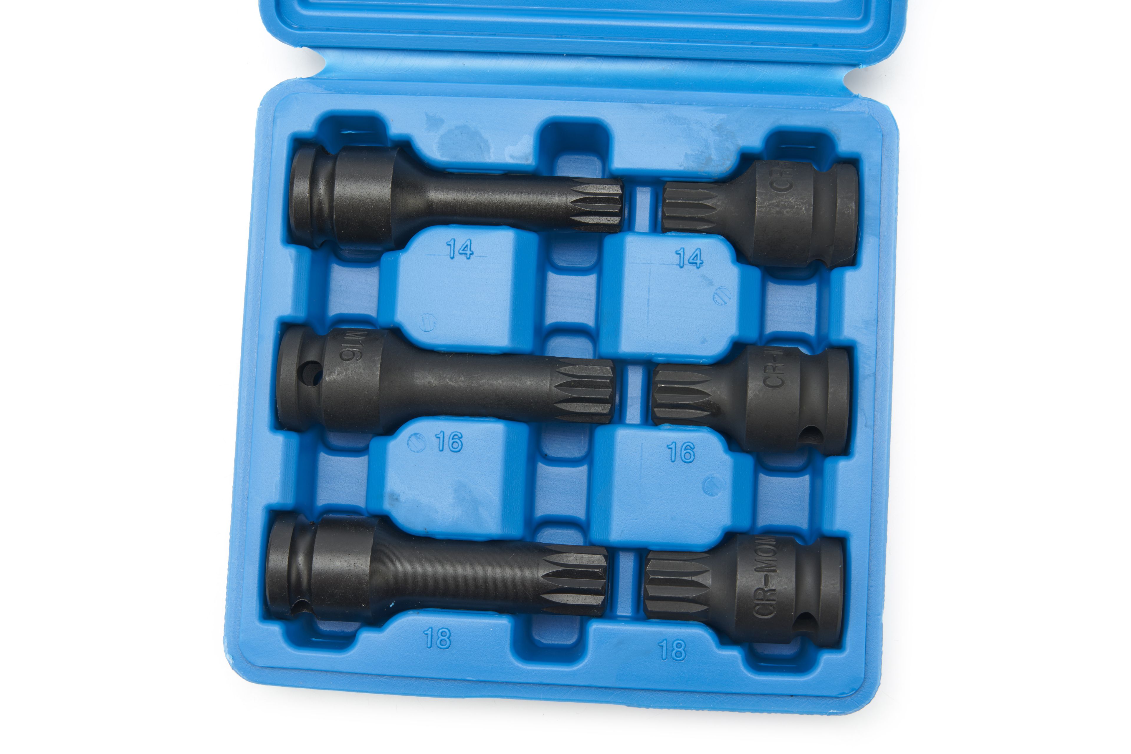 HBM kracht spline doppenset 6-delig Image 2