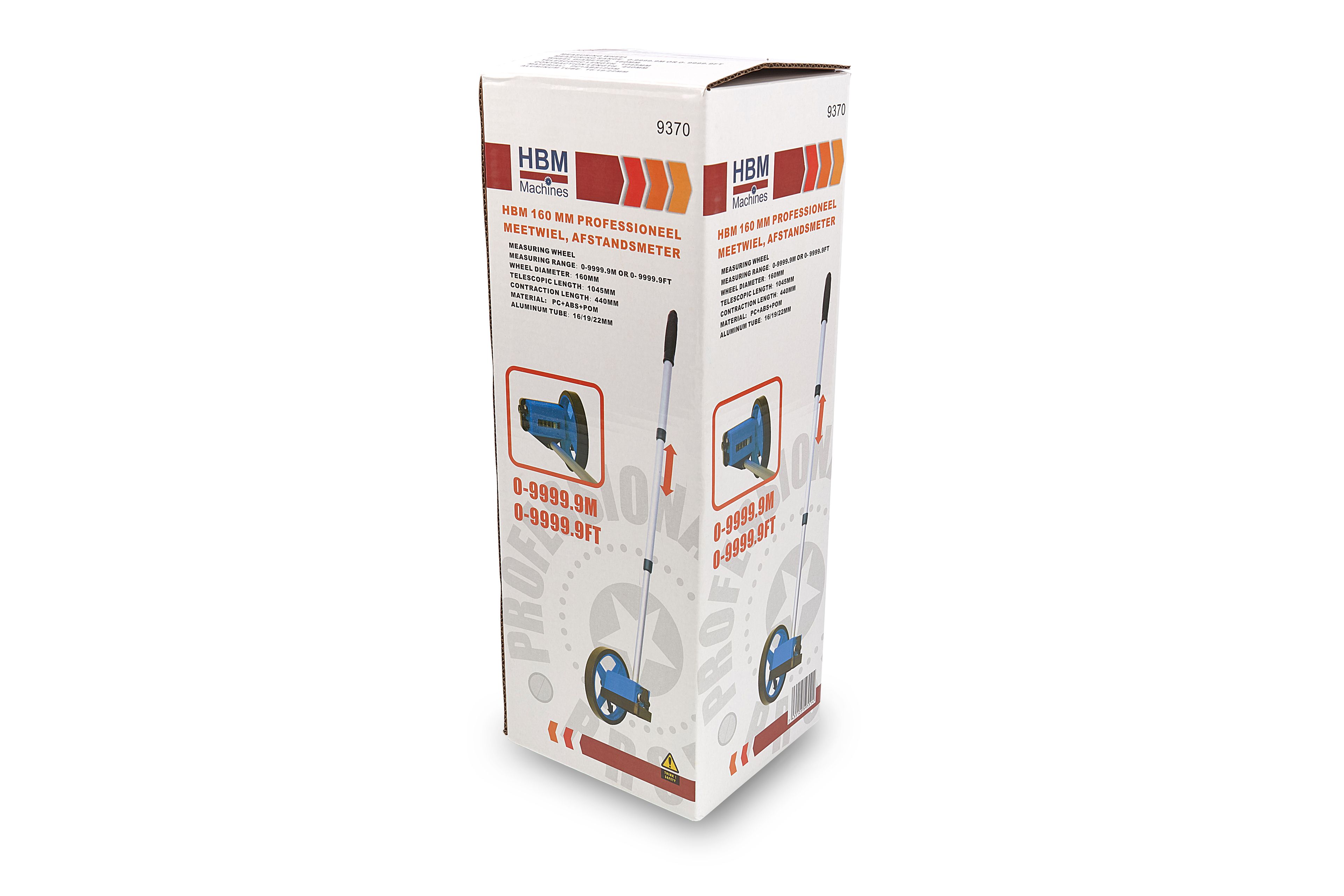 HBM 160 mm Professioneel Meetwiel, Afstandsmeter Image 4