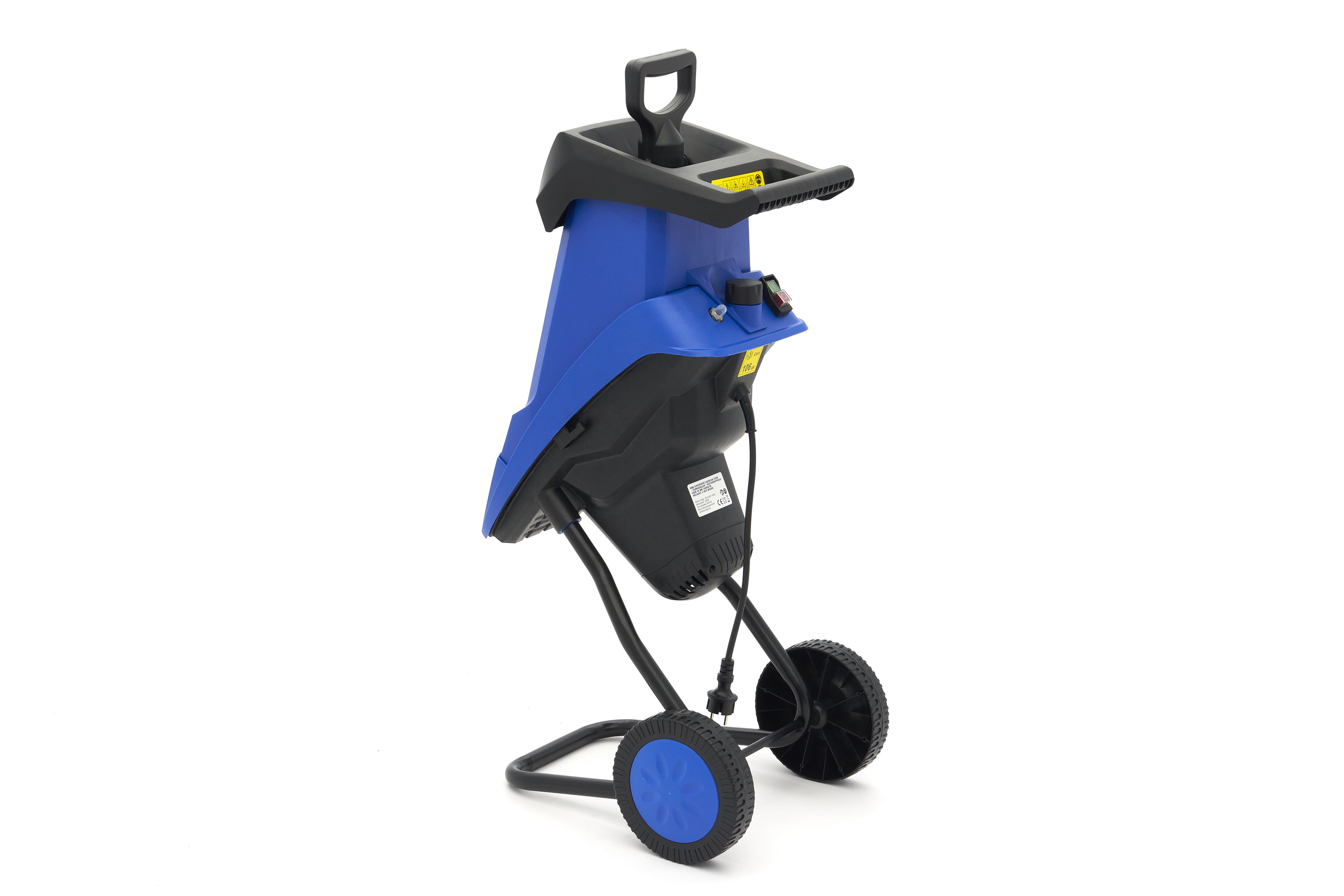 HBM Broyeur électrique 2500W - Broyeur de jardin / broyeur à bois pour branches de 40 mm et 2 inclus Image 5