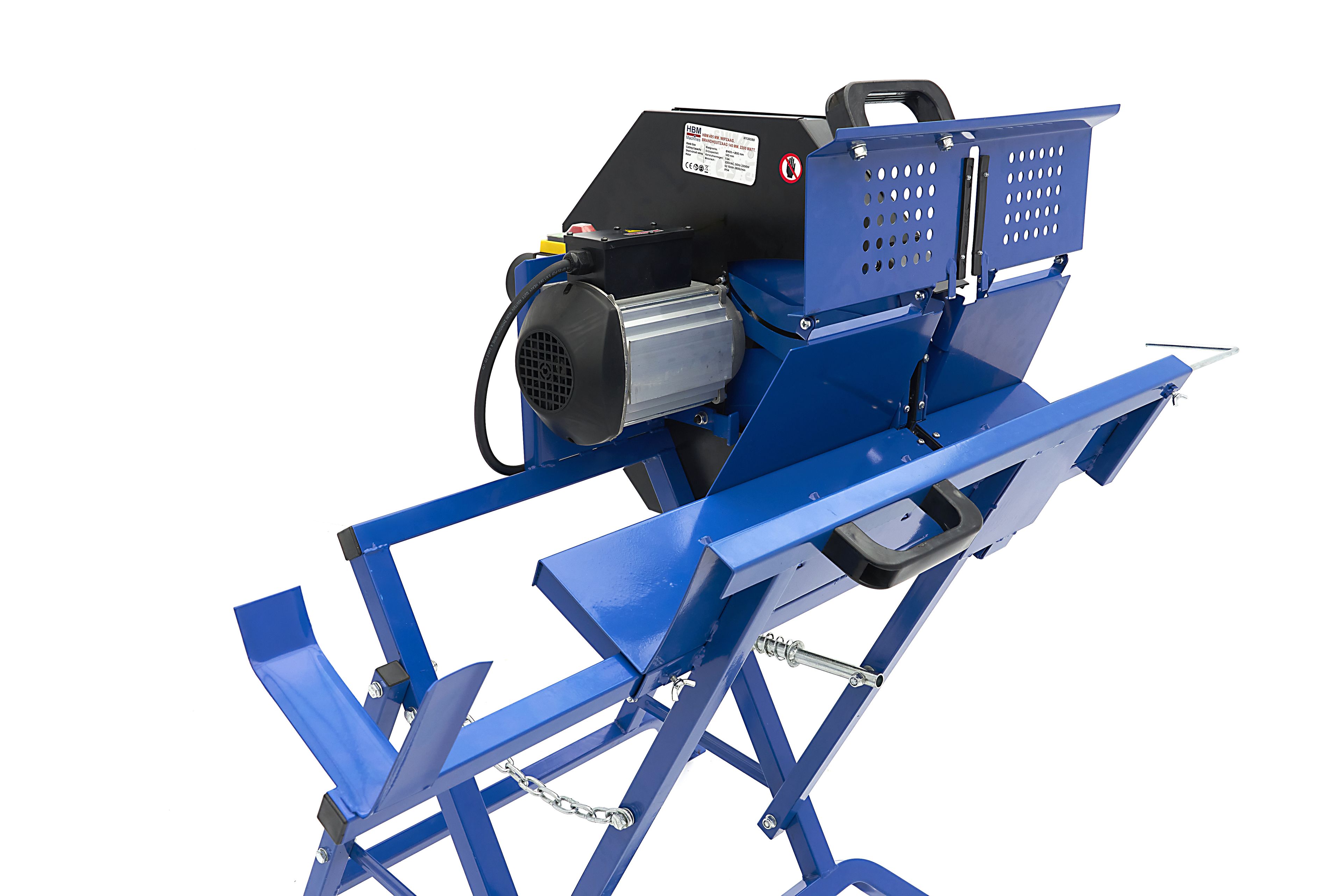 HBM 405 mm. Scie à bascule, scie à bois de chauffage 2200 Watt avec 140-1000 mm Capacité de coupe Image 11