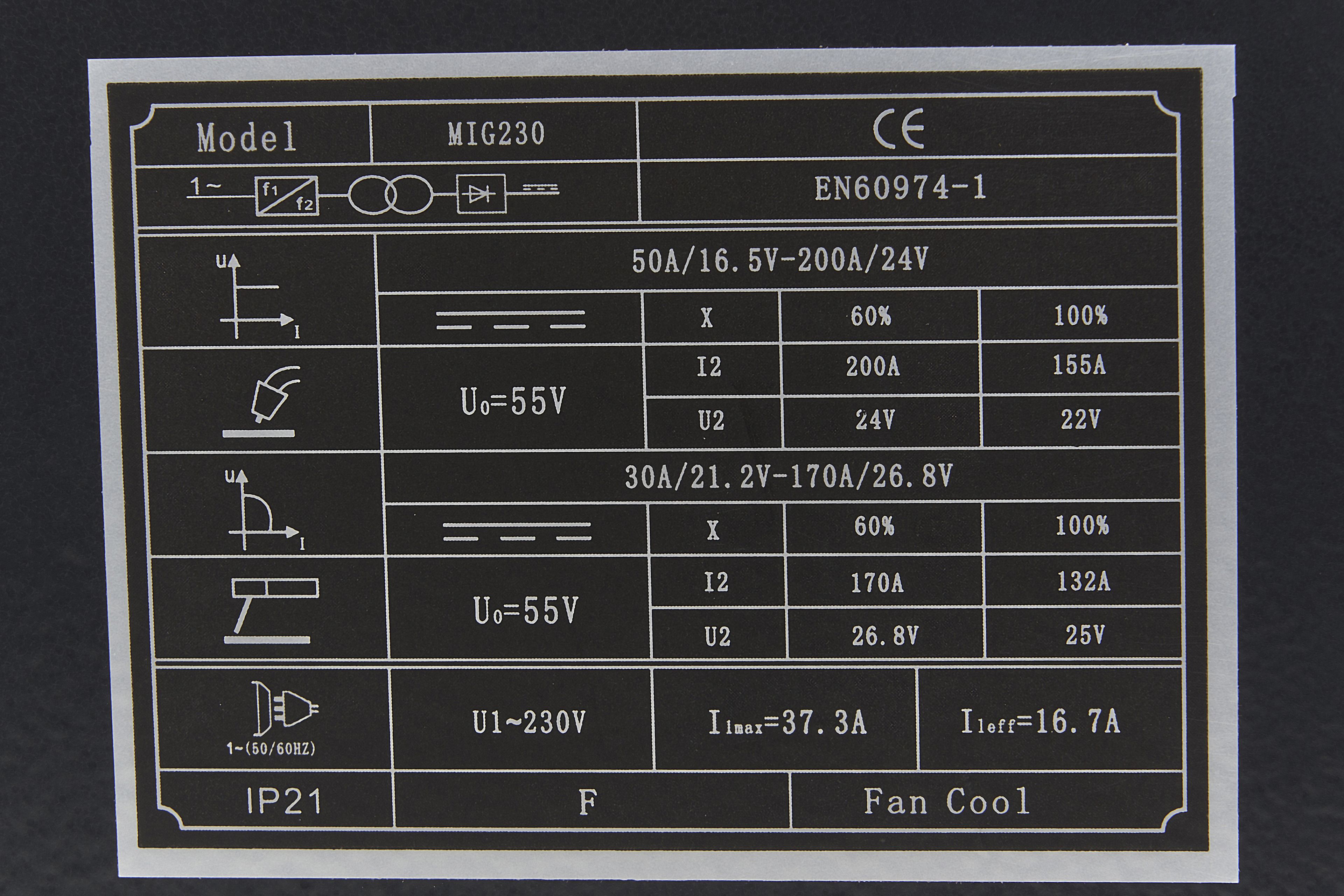 Inverter HBM 230 CI MIG con Display Digitale e Tecnologia IGBT Nero Image 11