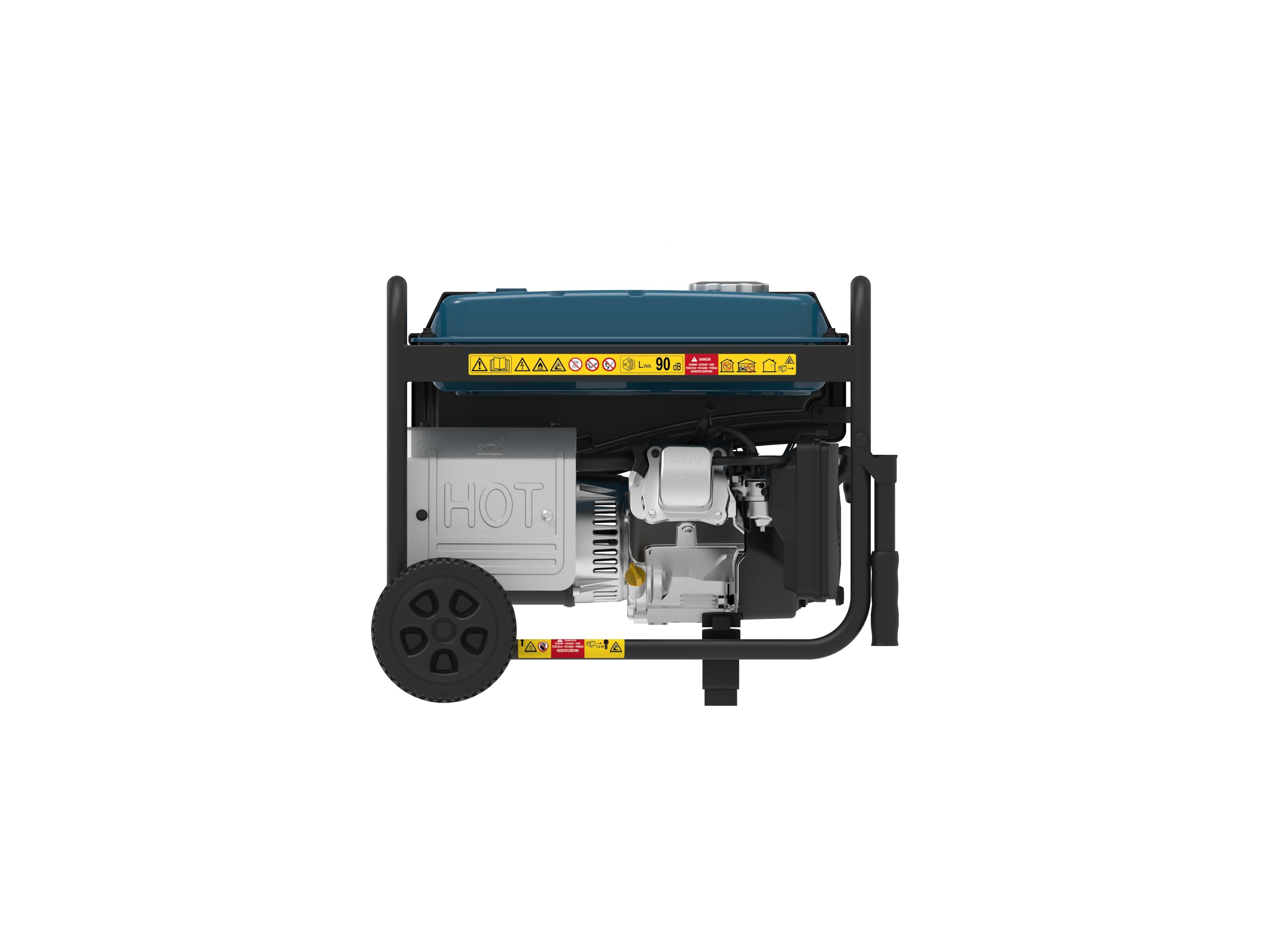 HBM aggregaat, generator 196 cc met benzinemotor 230V 2200W Image 5