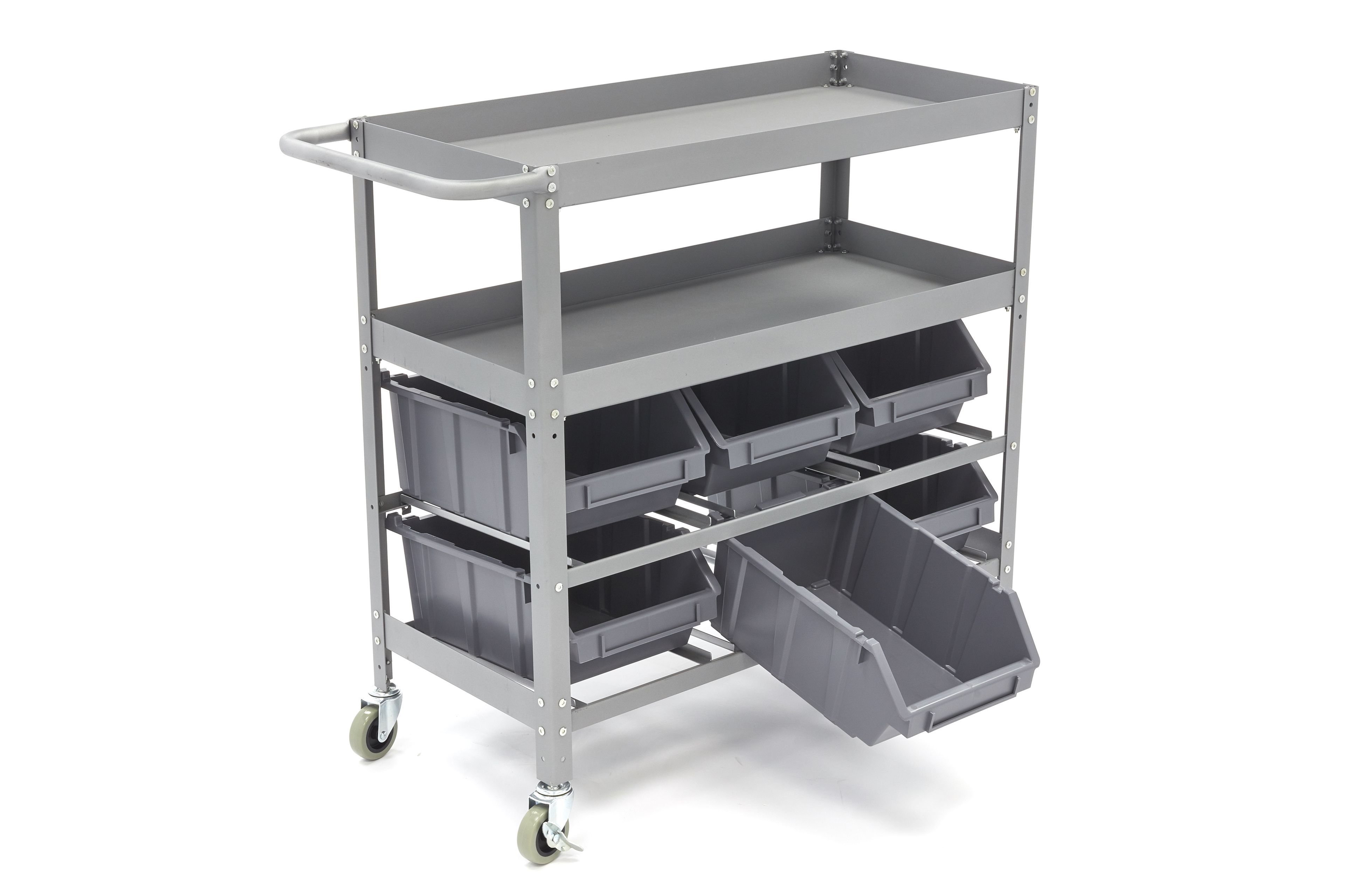 HBM Universele Gereedschapswagen Met 6 Opbergbakken Image 8