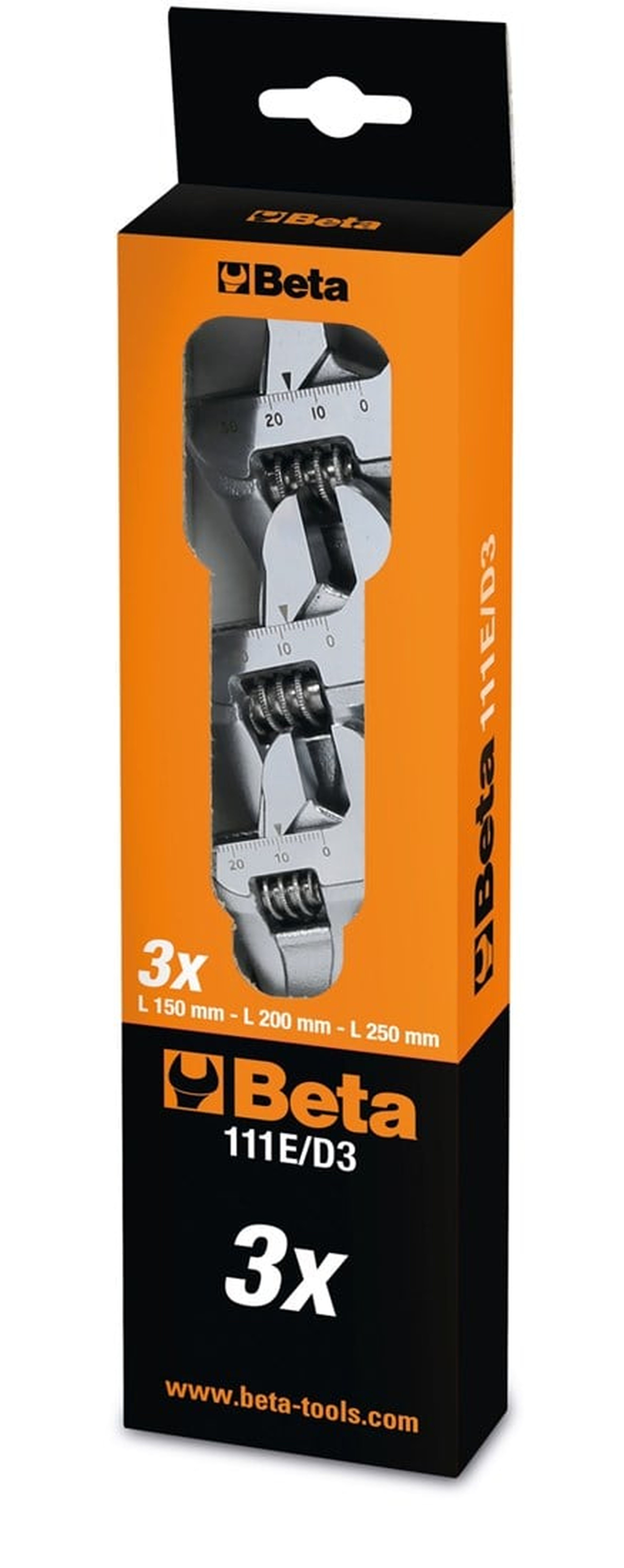 Beta moersleutelset 111E/D3, 3 stuks